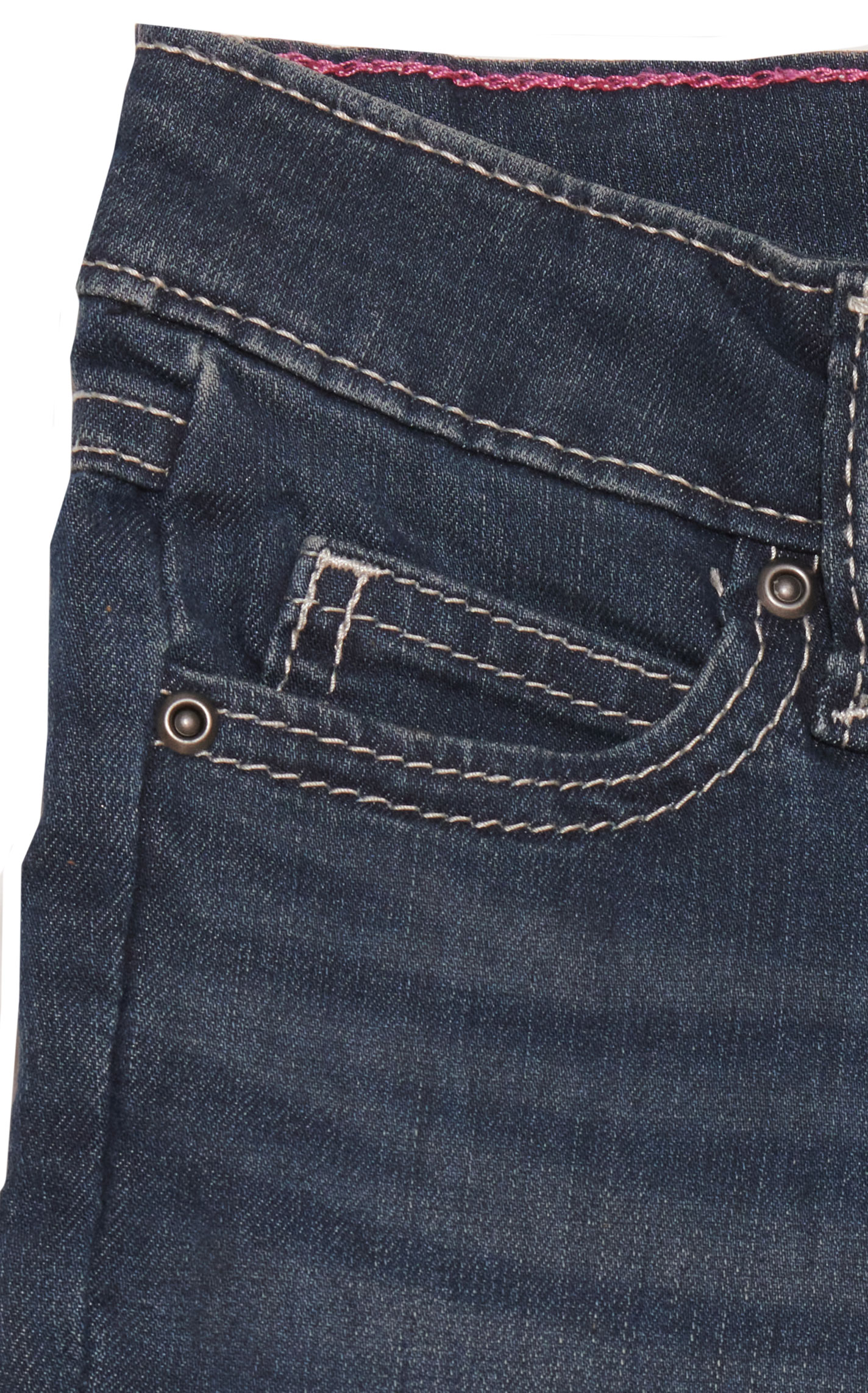 Wrangler Girls' Premium Patch Dark Wash Low Rise Boot Cut Jeans - Image 1