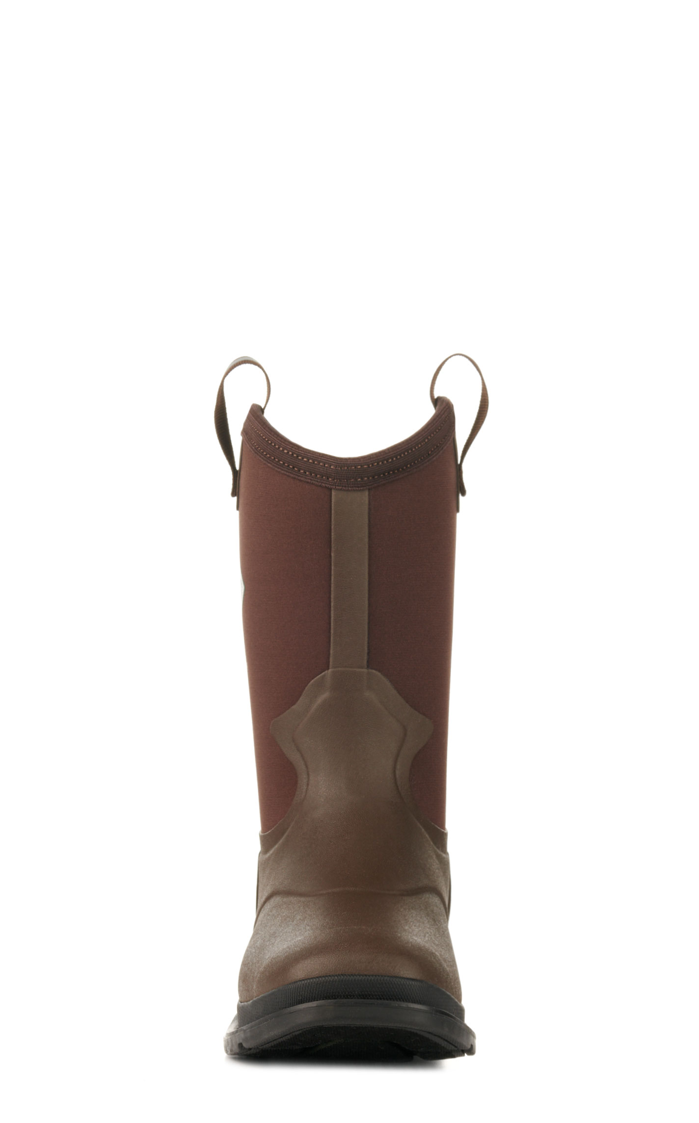 Muck Men's Dark Brown Chore Western Mid Square Toe Rubber Work Boot - Image 1