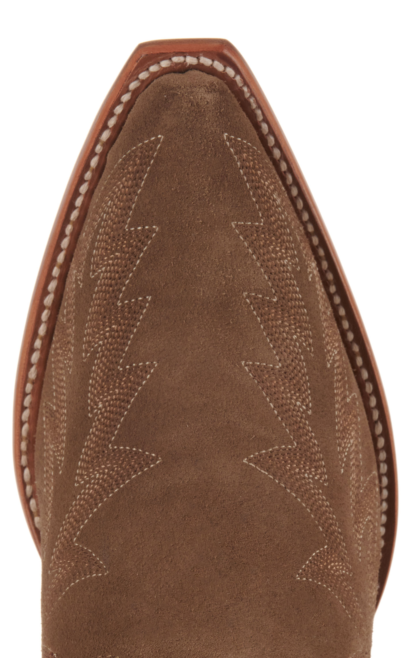 JRC & Sons Women’s McClain Moss Water-Resistant Suede Snip Toe Tall Cowboy Boots - Image 1
