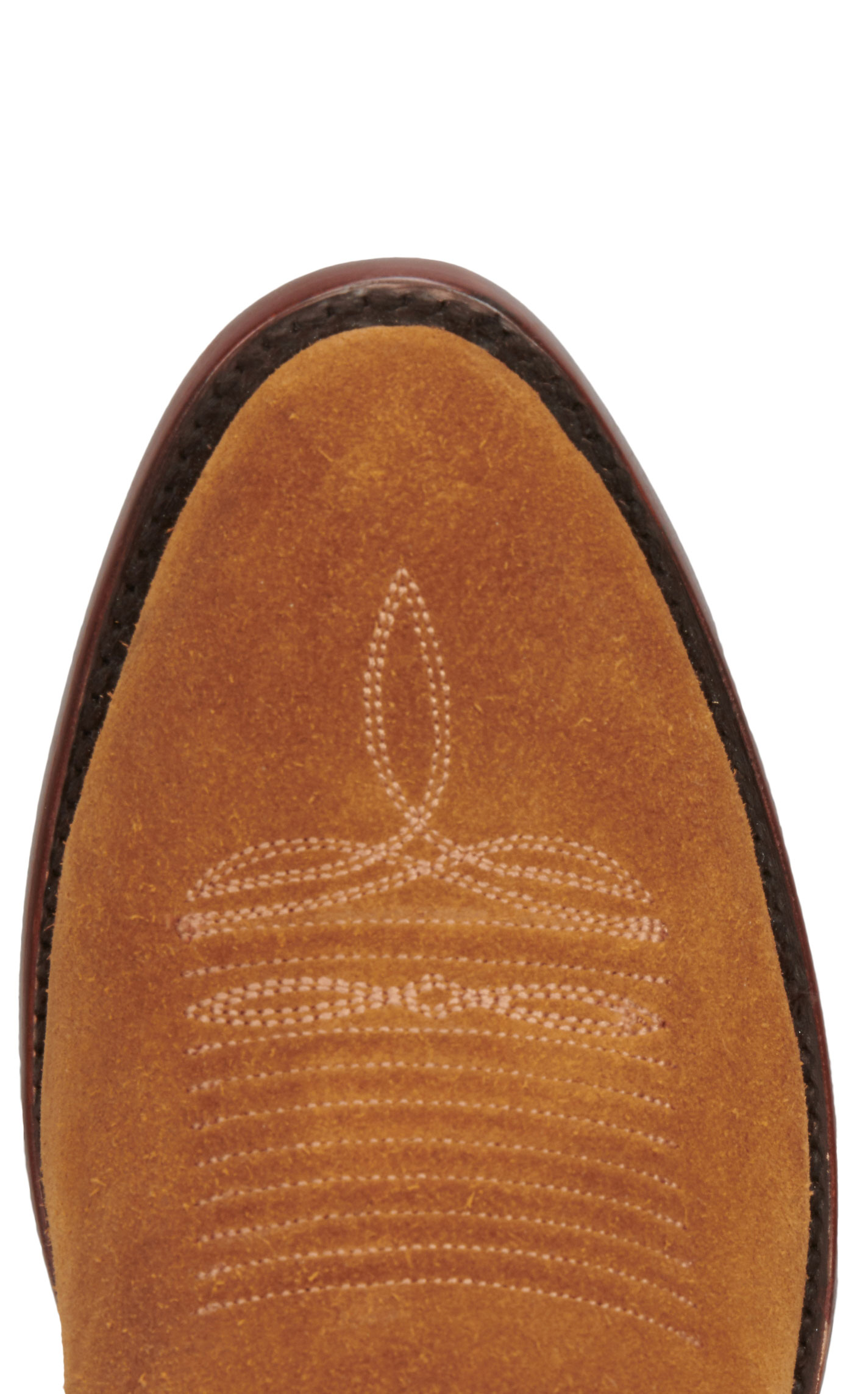 JRC & Sons Men's Colton Water Resistant Suede Leather Round Toe Cowboy Boot in Tan - Image 1