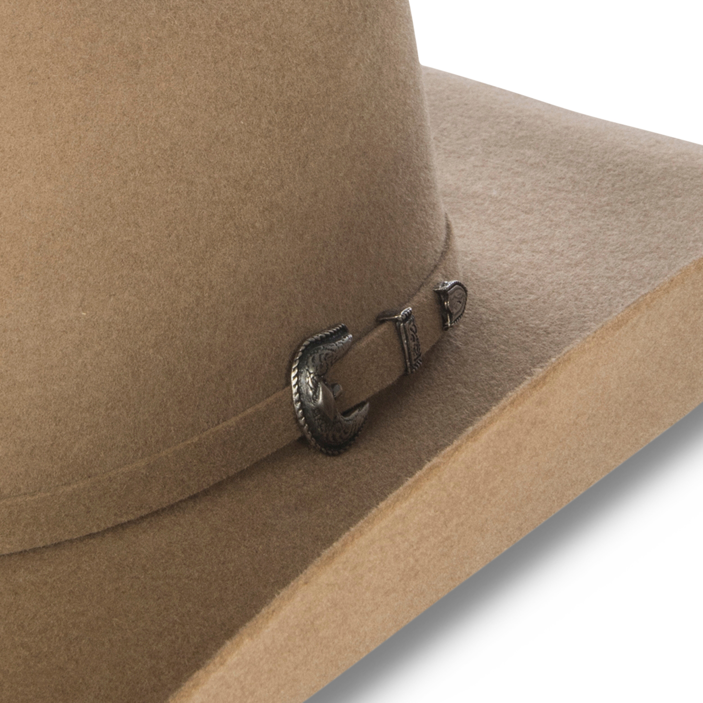Cavender's Cowboy Collection 3X Pecan Cattleman's Crown Premium Wool Cowboy Hat - Image 1