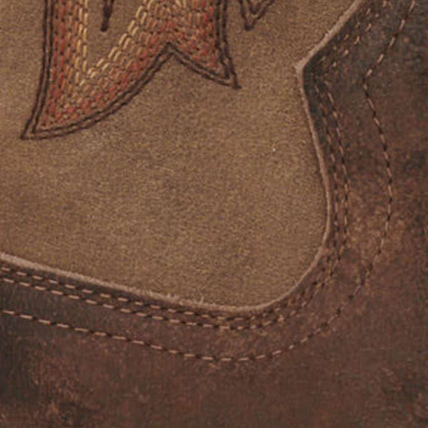 Ariat Men's Wilder Brown & Antique Gray Shock Shield Wide Square Toe Cowboy Boots - Image 1