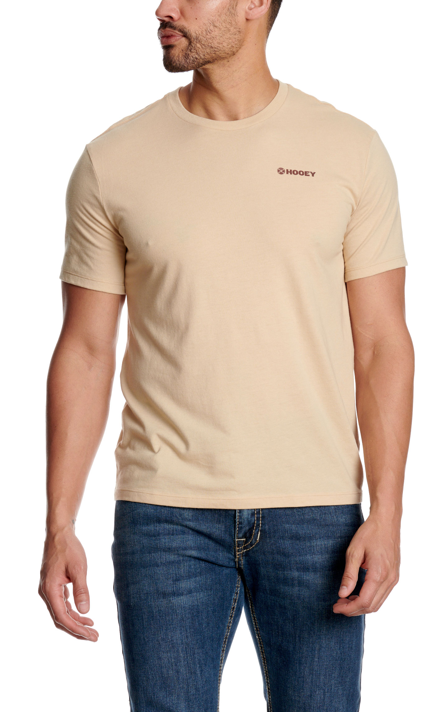 Hooey Men's Western OG Beige Graphic T-Shirt - Image 2