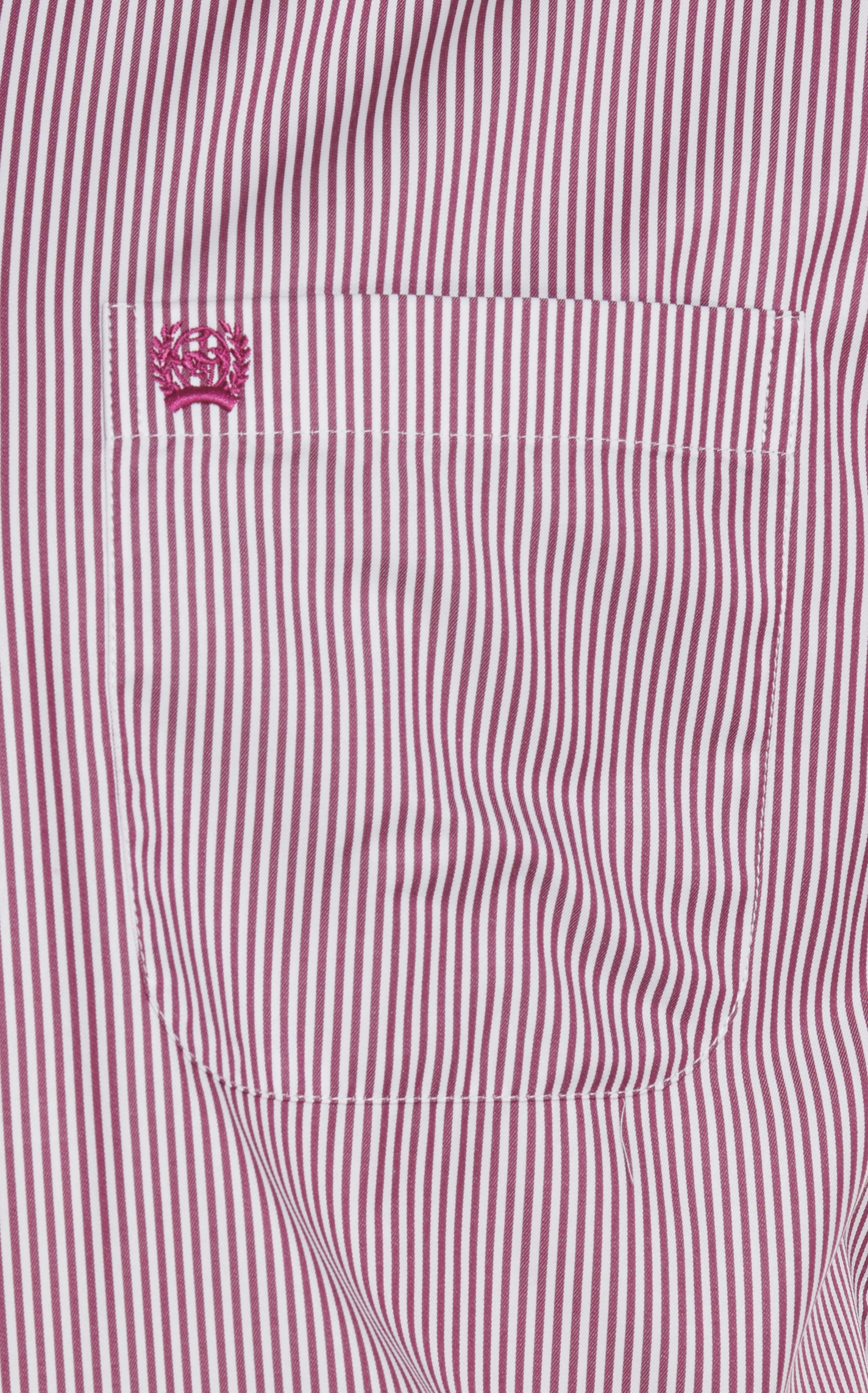 Cinch Men's White & Burgundy TENCEL™ Striped Print Western Shirt - Image 1