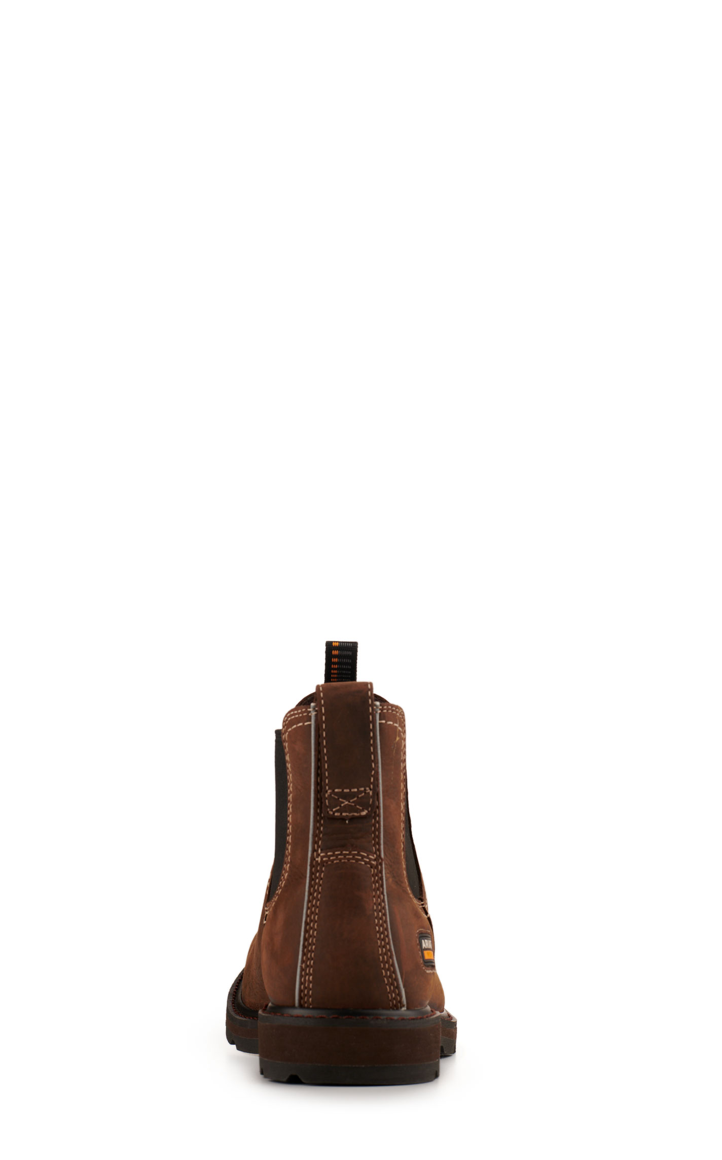 Ariat Men's Groundbreaker Dark Brown Waterproof Wide Square Toe Chelsea Work Boot - Image 1