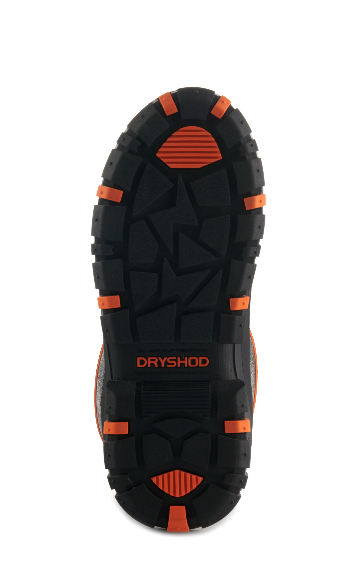 Dryshod Men's Megatar Black Waterproof Met Guard Round Steel Toe Rubber Work Boot - Image 1