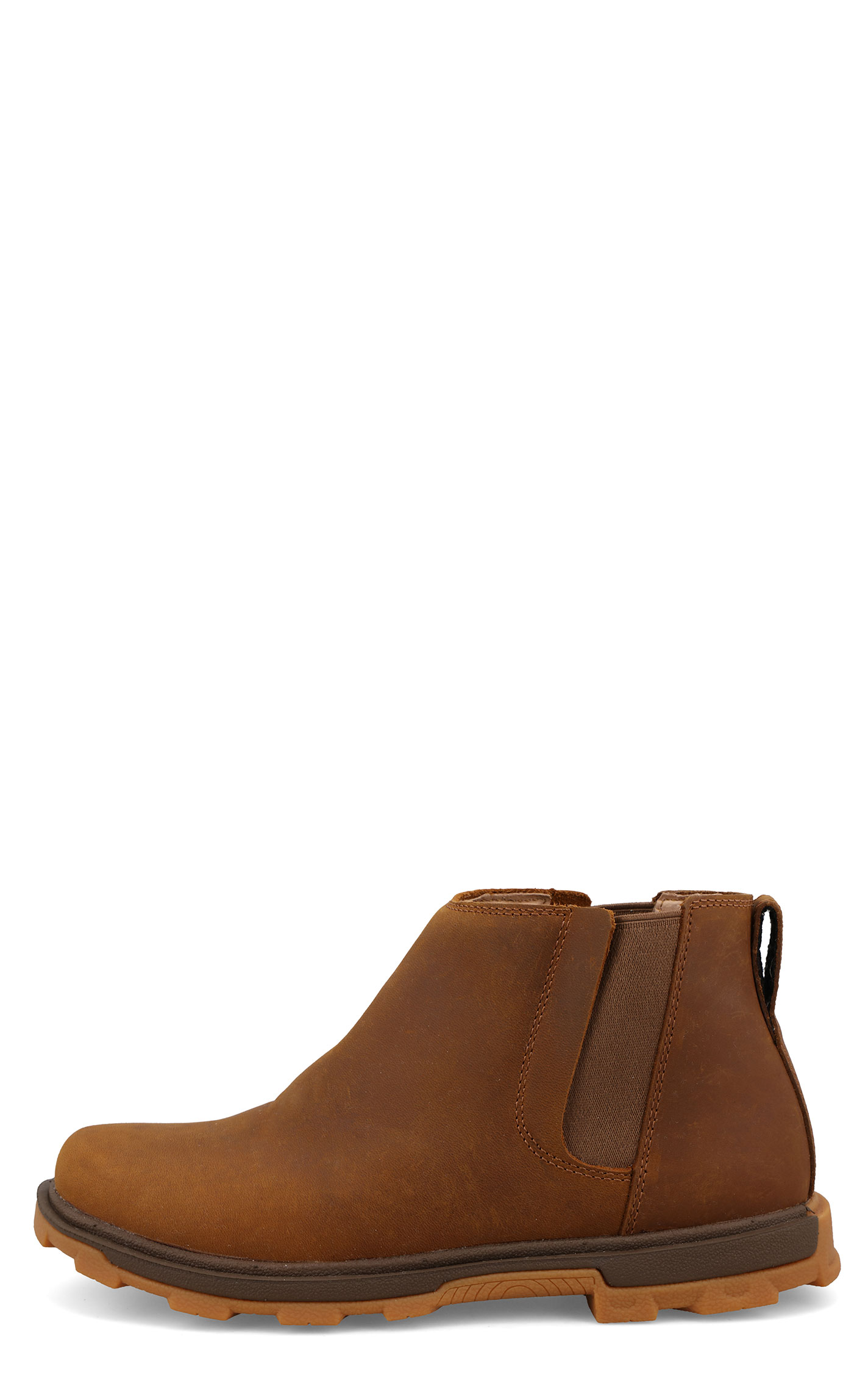 Twisted X Women's Pecan UltraLite X Round Toe Chelsea Work Boot - Image 1