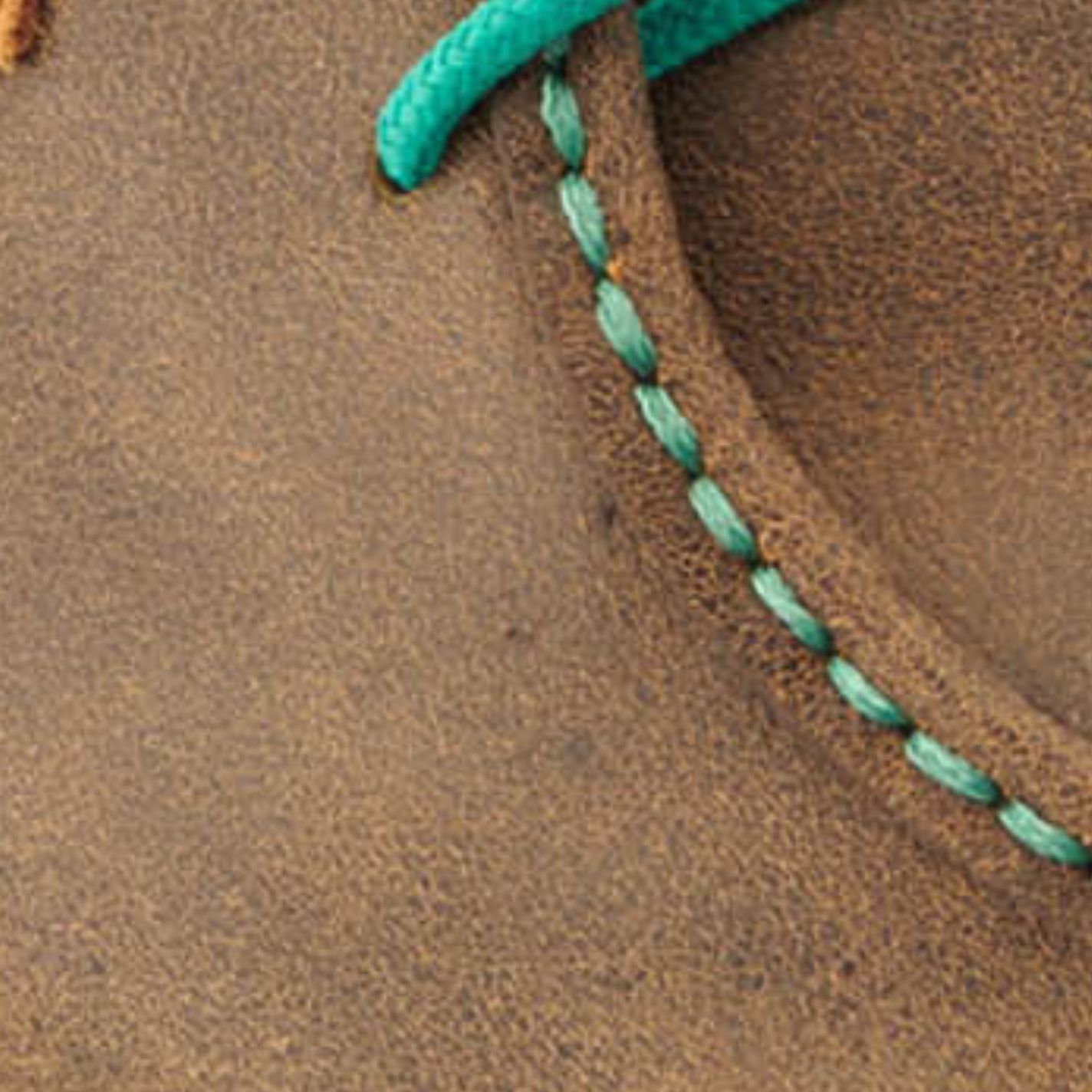 Twisted X Women's Brown Bomber with Turquoise Laces Chukka Driving Moc Alloy Toe Work Shoe - Image 1