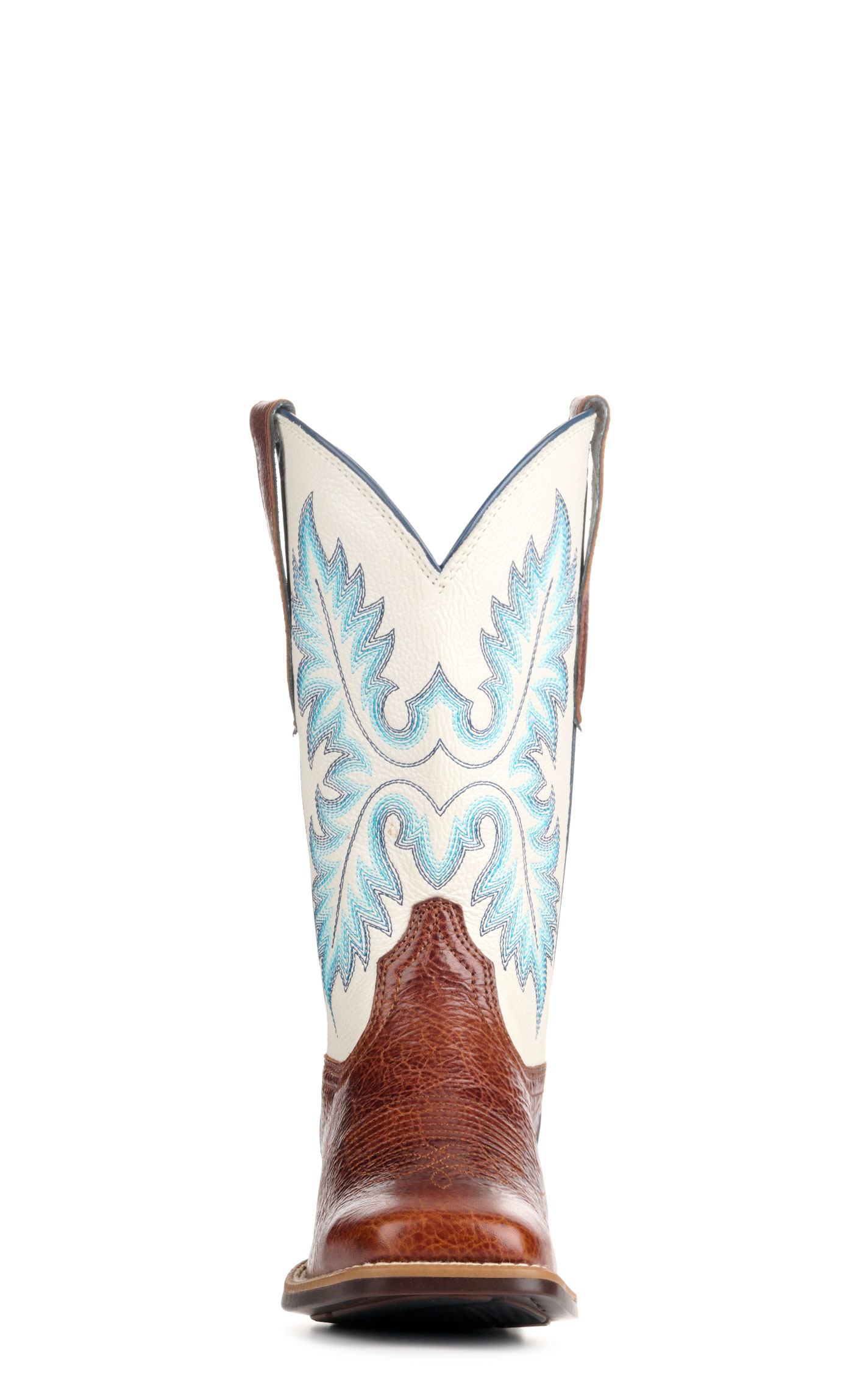 Ariat Women's Ginger Snap White Icing Bantamweight Wide Square Toe Cowboy Boots - Image 1