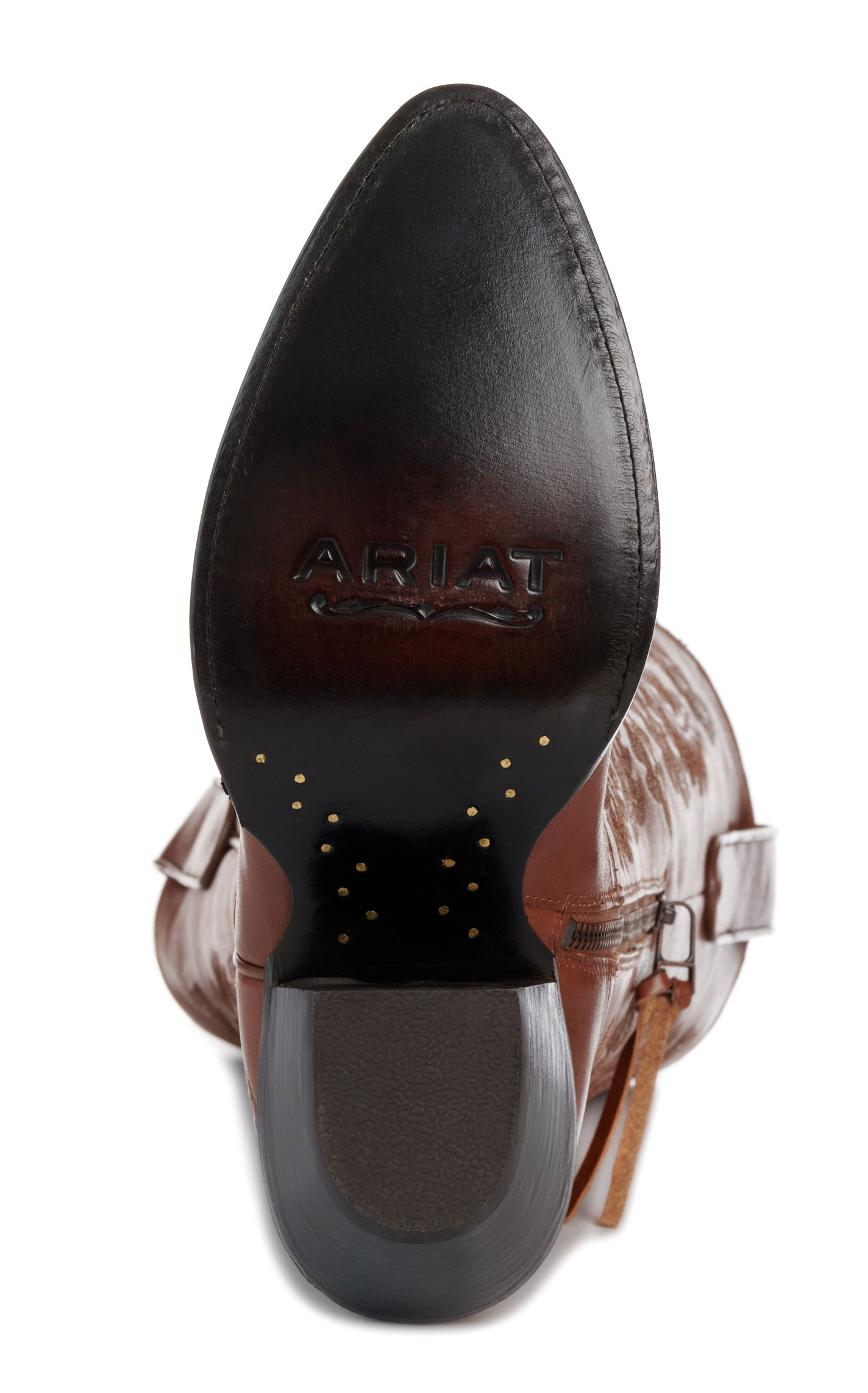 Ariat Women's Helena Aged Peanut J Toe Tall Fashion Cowboy Boots  - Image 1