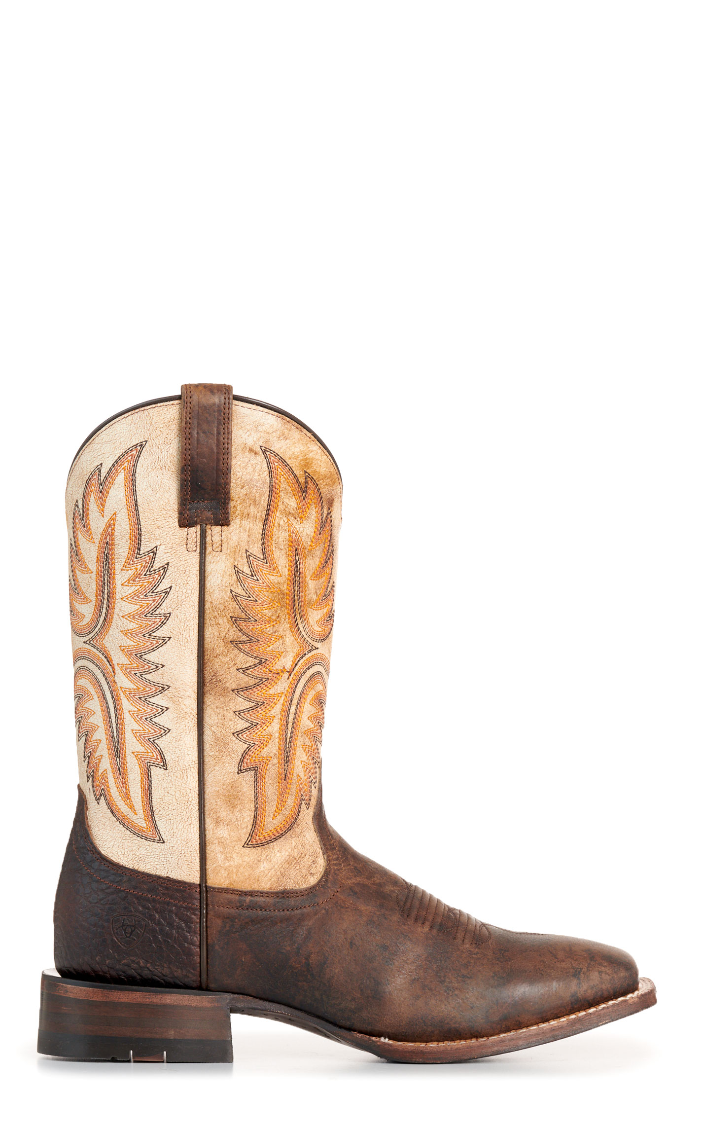 Ariat Men's Maple & Warm Stone Wide Square Toe Cowboy Boots - Image 1