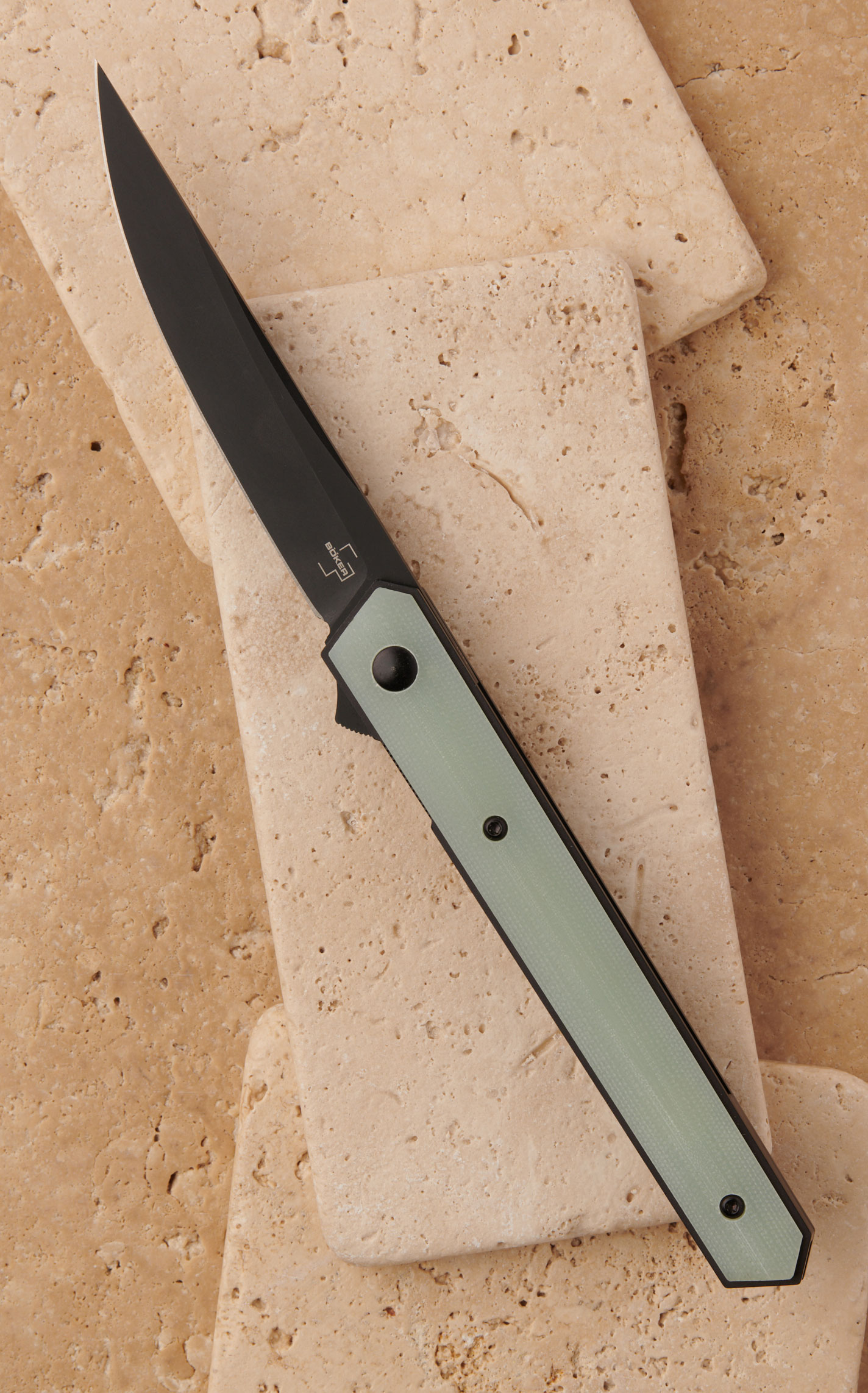 Boker Plus Kwaiken Air G10 Jade Pocket Knife - Image 1