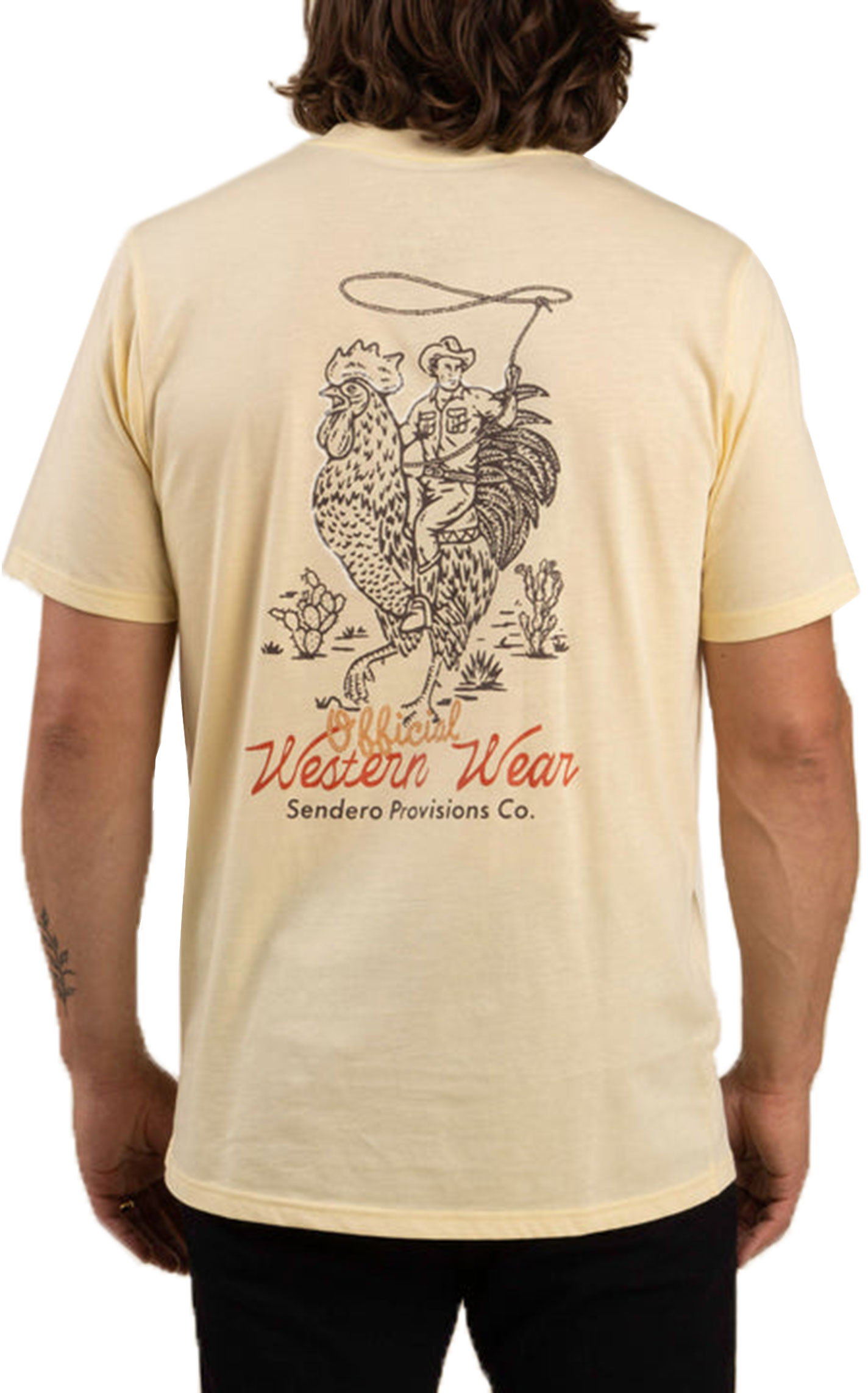 Sendero Provisions Co. Men's Cream Official Western Graphic T-Shirt - Image 1