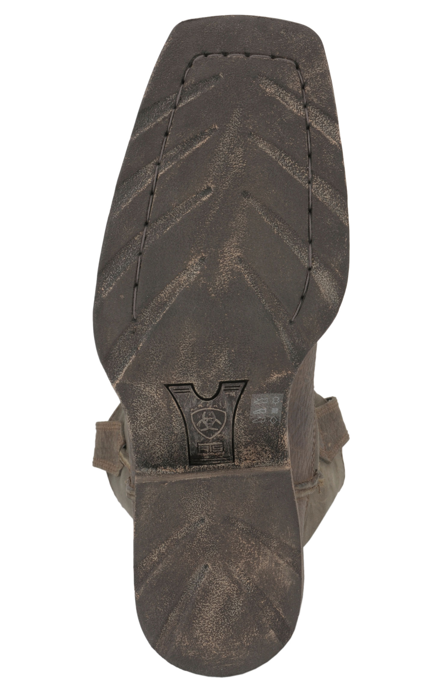 Ariat Men's Rambler Brown Bomber Wide Square Toe Cowboy Boots - Image 1