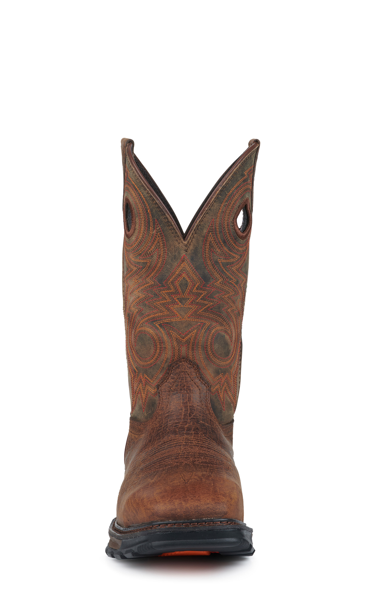 Durango Men's Maverick XP Cognac Brown Square Steel Toe Work Boots - Image 1
