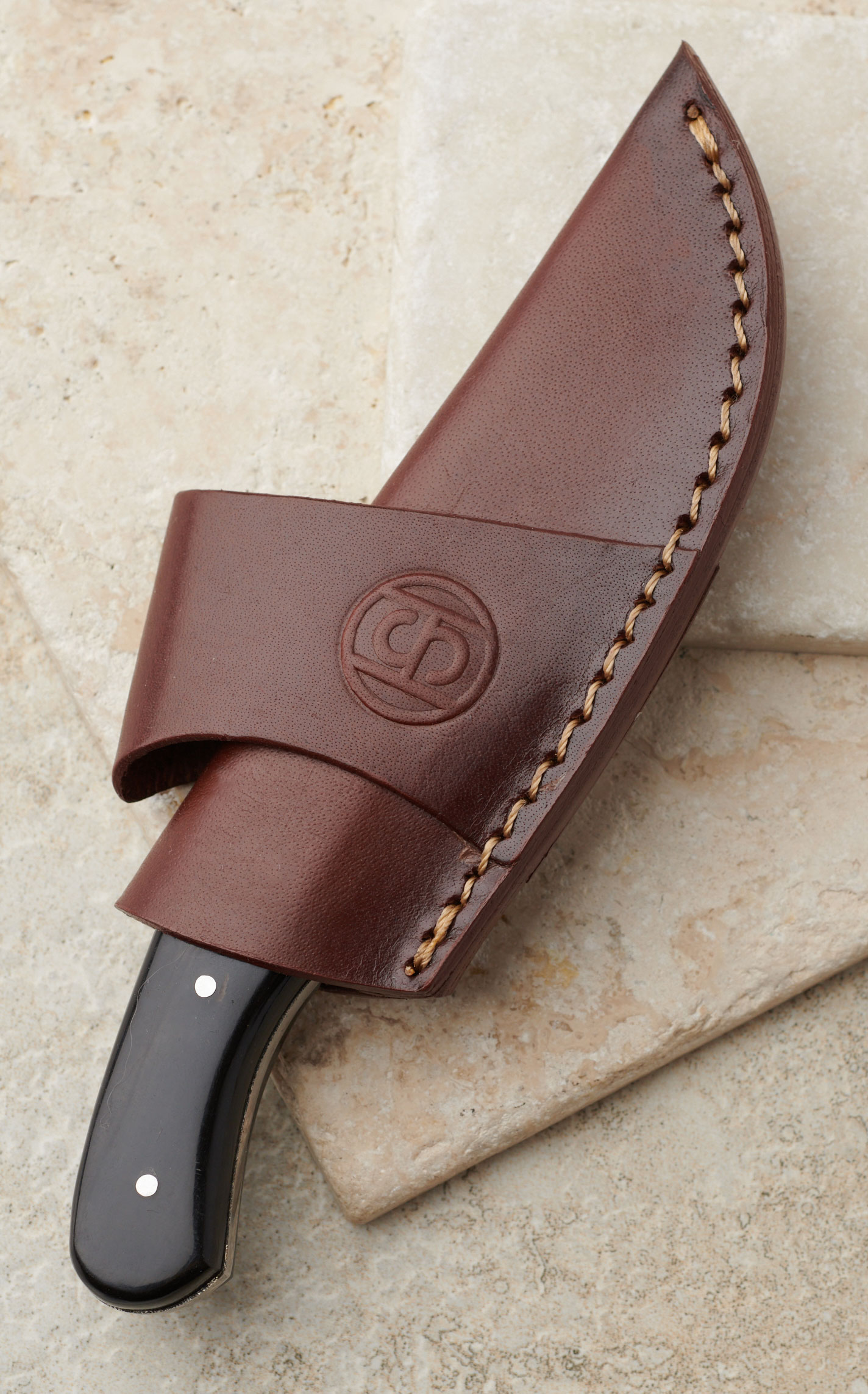 Circle SH Cutlery Damascus Straight Blade 7\