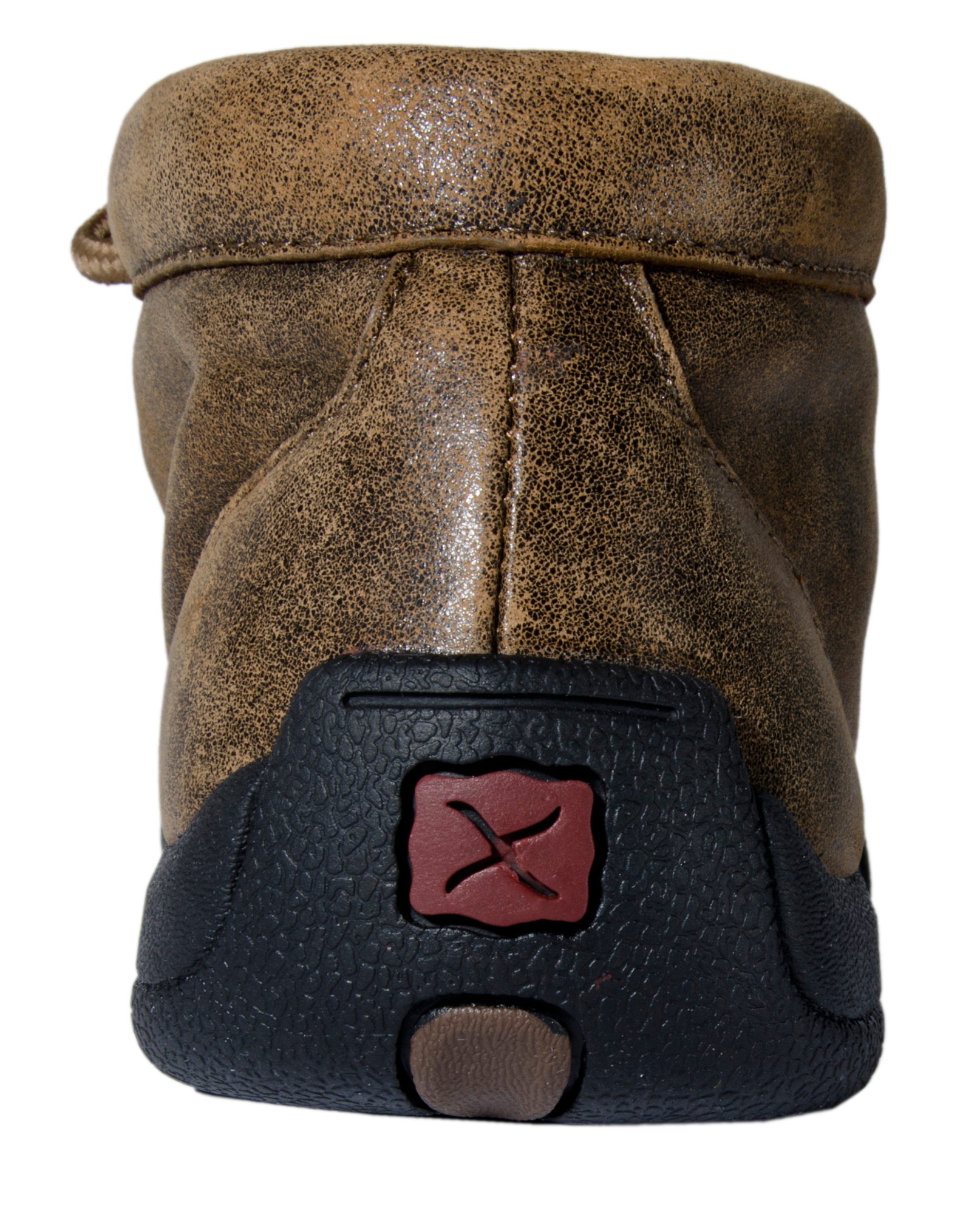 Twisted X Youth Brown Bomber Driving Moccasin Lace Up Casual Shoes - Image 1
