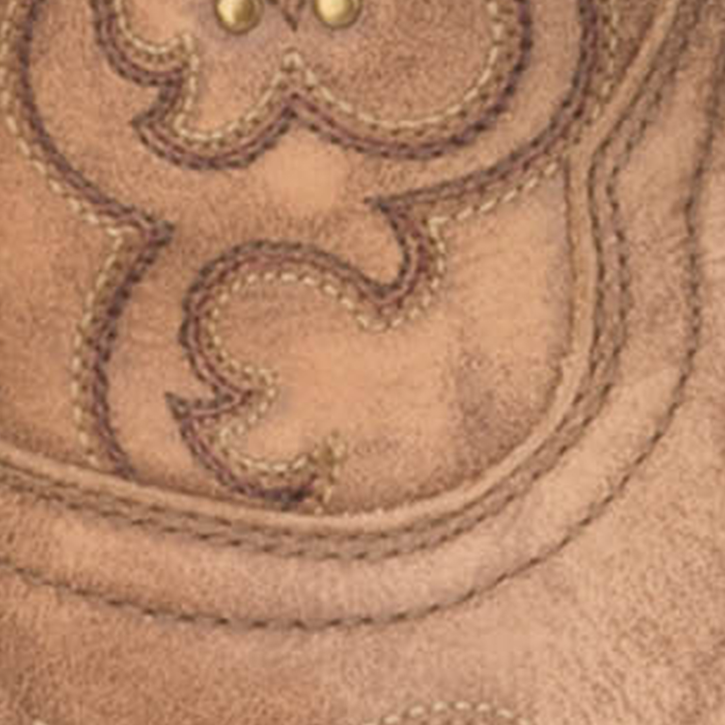 Laredo Women's Spellbound Tan Broad Square Toe Cowboy Boots - Image 1