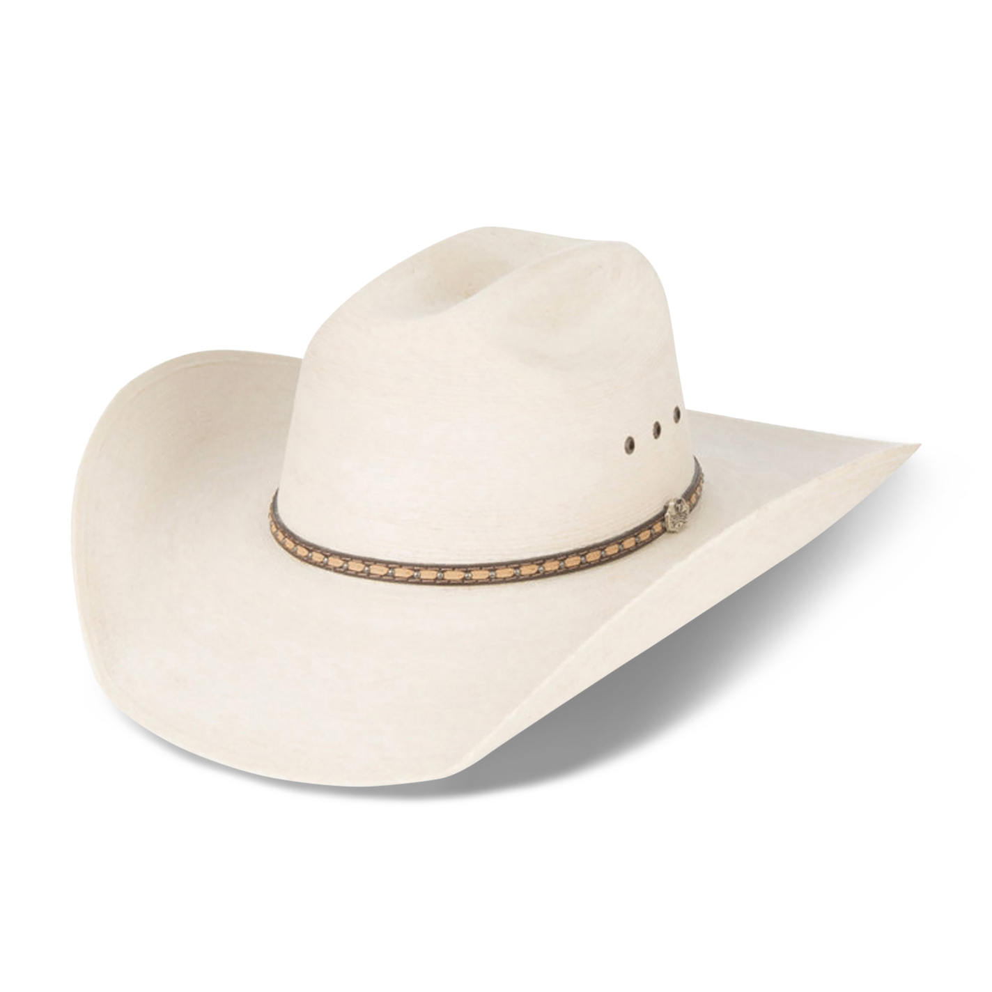 Cavender's Ranch Collection Ivory Palm Ponderosa Cowboy Hat - Image 1
