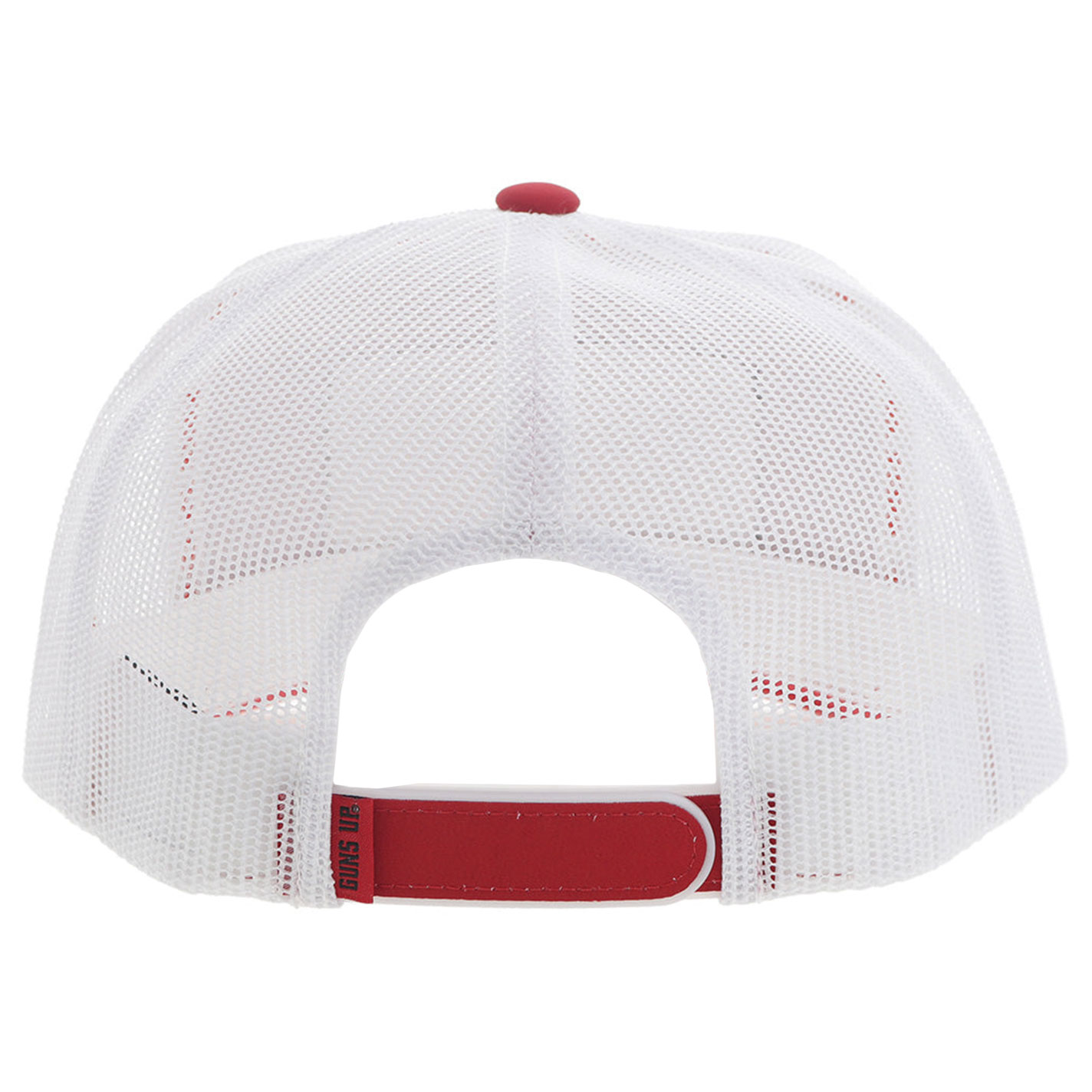 Hooey Collegiate Collection Red & White TX Tech Wreck 'Em Patch Curved Bill Cap - Image 1