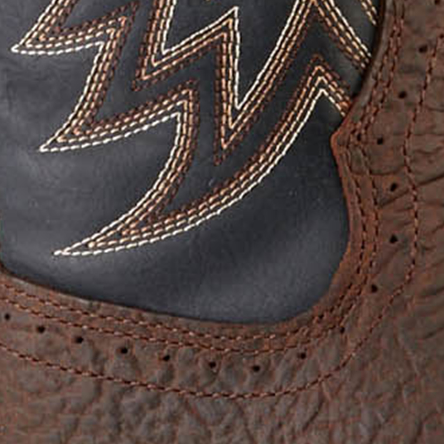Durango Men's Rebel Brown and Black Wide Square Toe Cowboy Boots - Cavender's Exclusive - Image 1