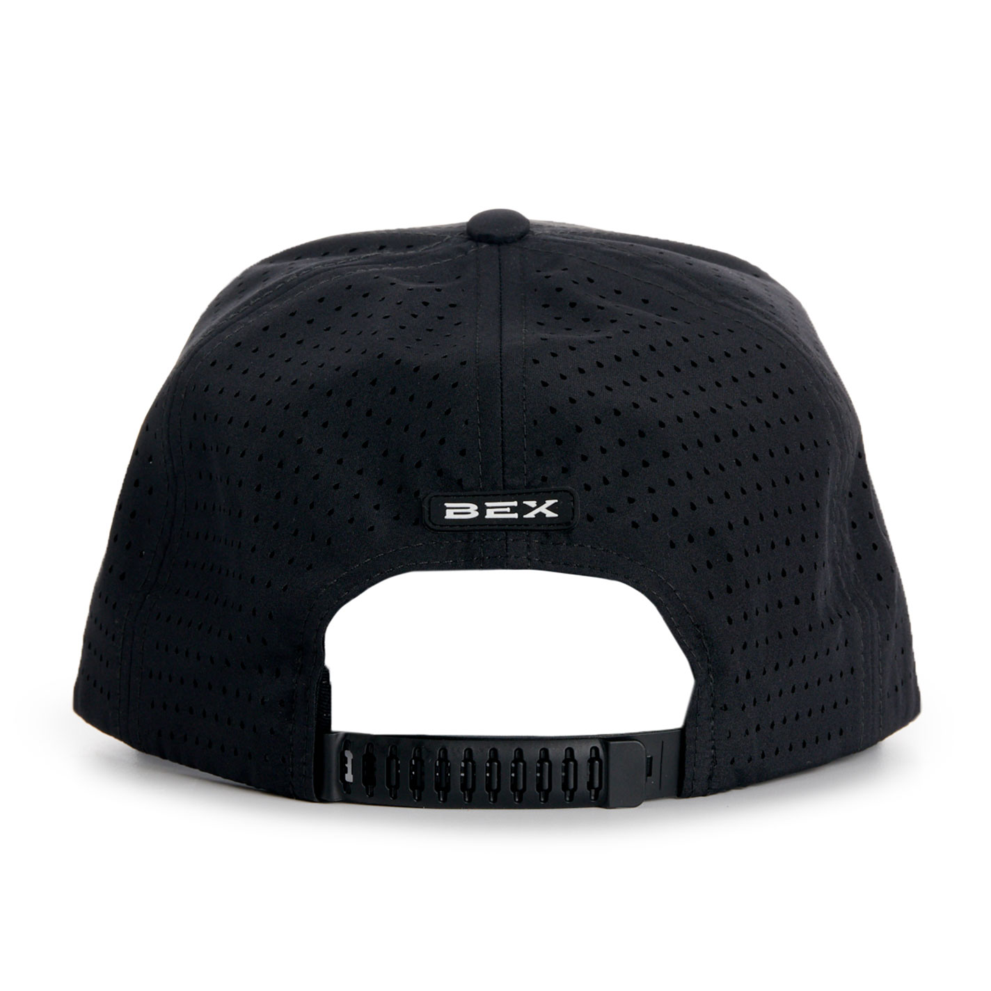Bex Black Rays Rubber Patch Curved Bill Cap - Image 1