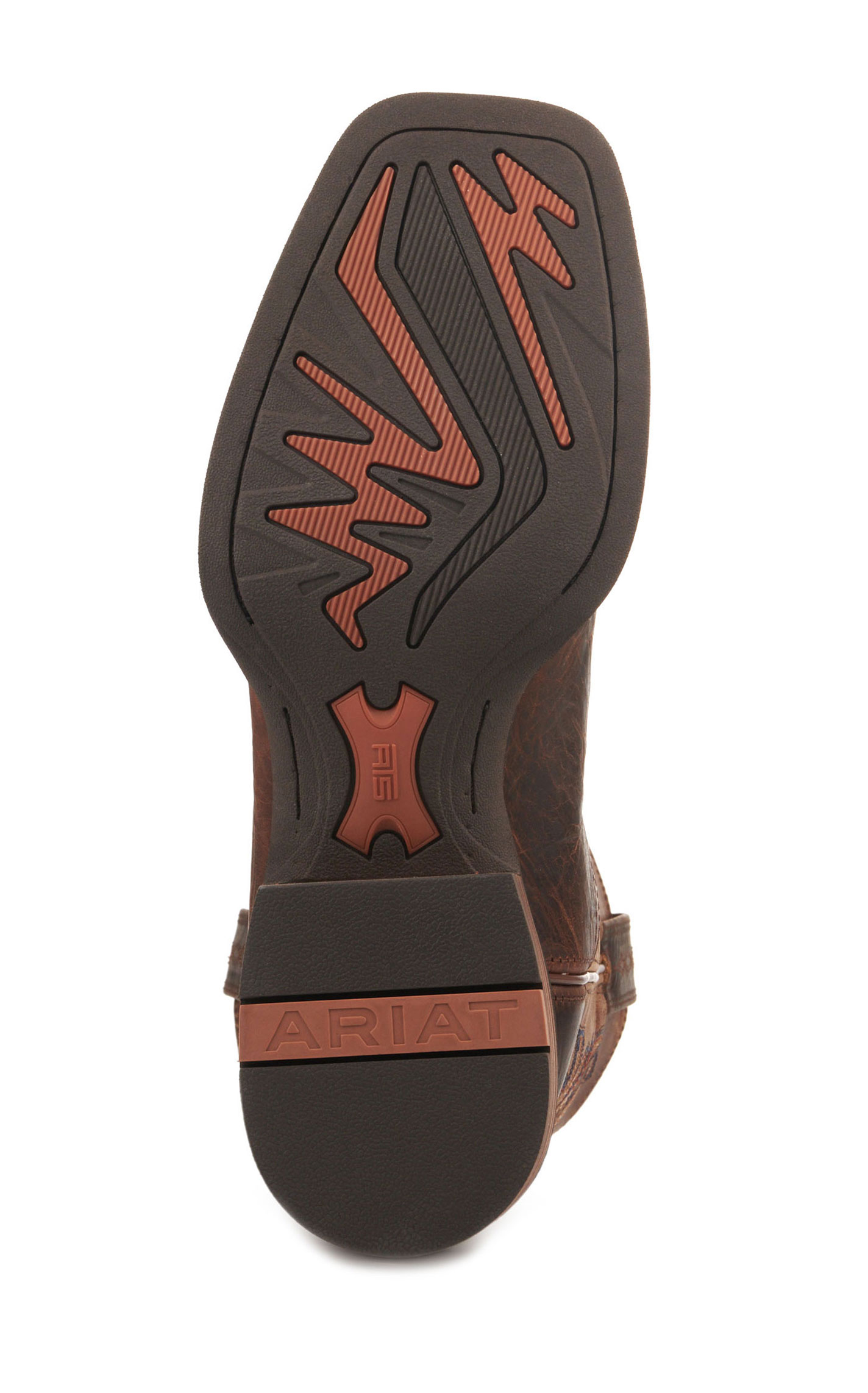 Ariat Men's Slingshot Tobacco Brown and Tan SmartLite Wide Square Toe Cowboy Boots - Image 1