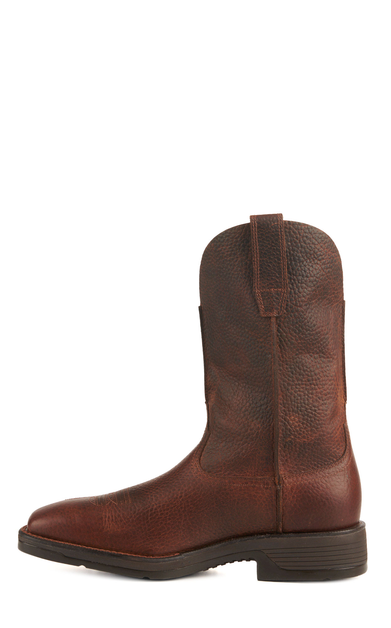 Ariat Men's Ridgeback Rambler Oiled Brown Wide Square Toe Cowboy Boots - Image 1