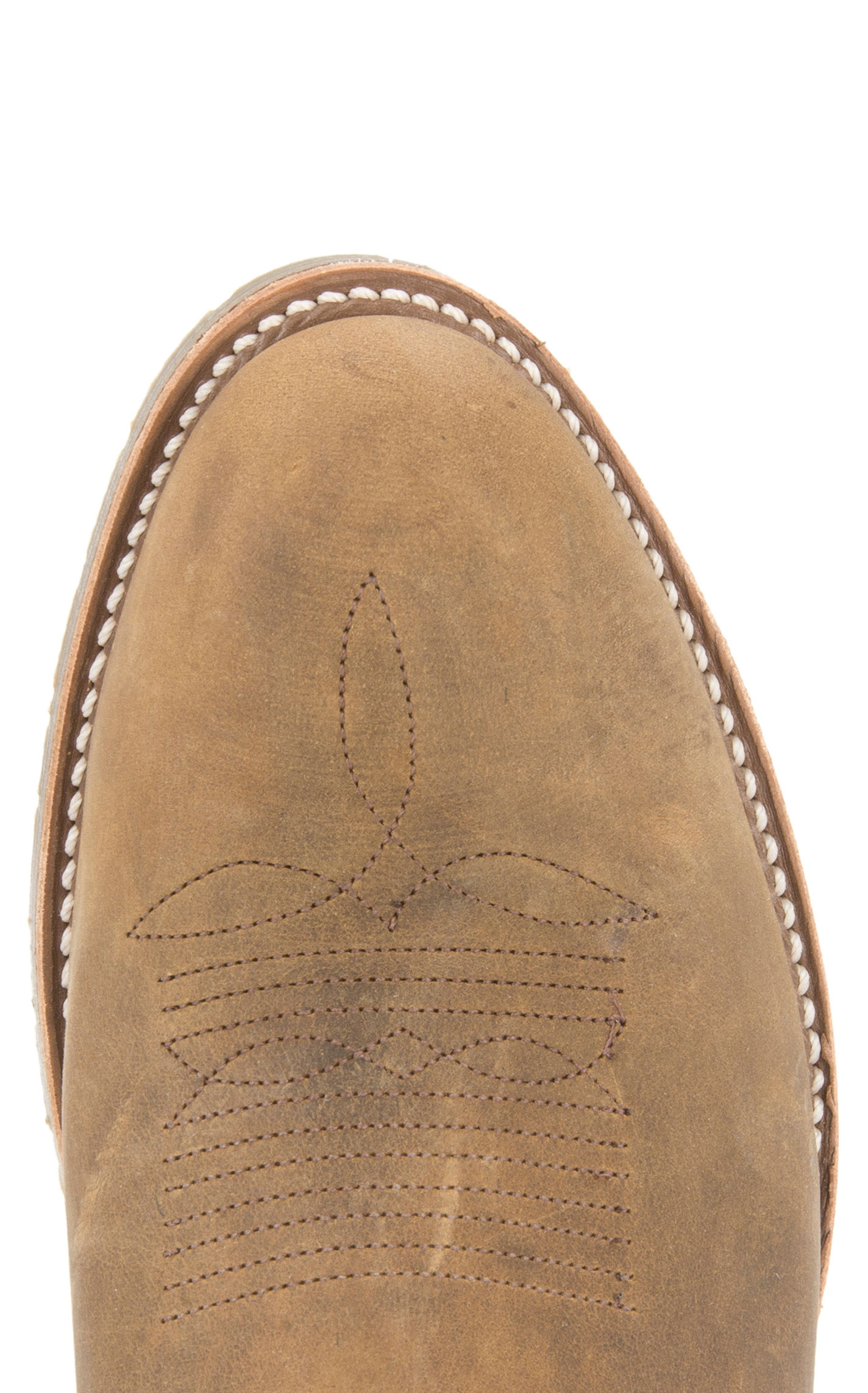 Double H Men's Oak ICE Distressed Brown Cowboy Boots - Image 1
