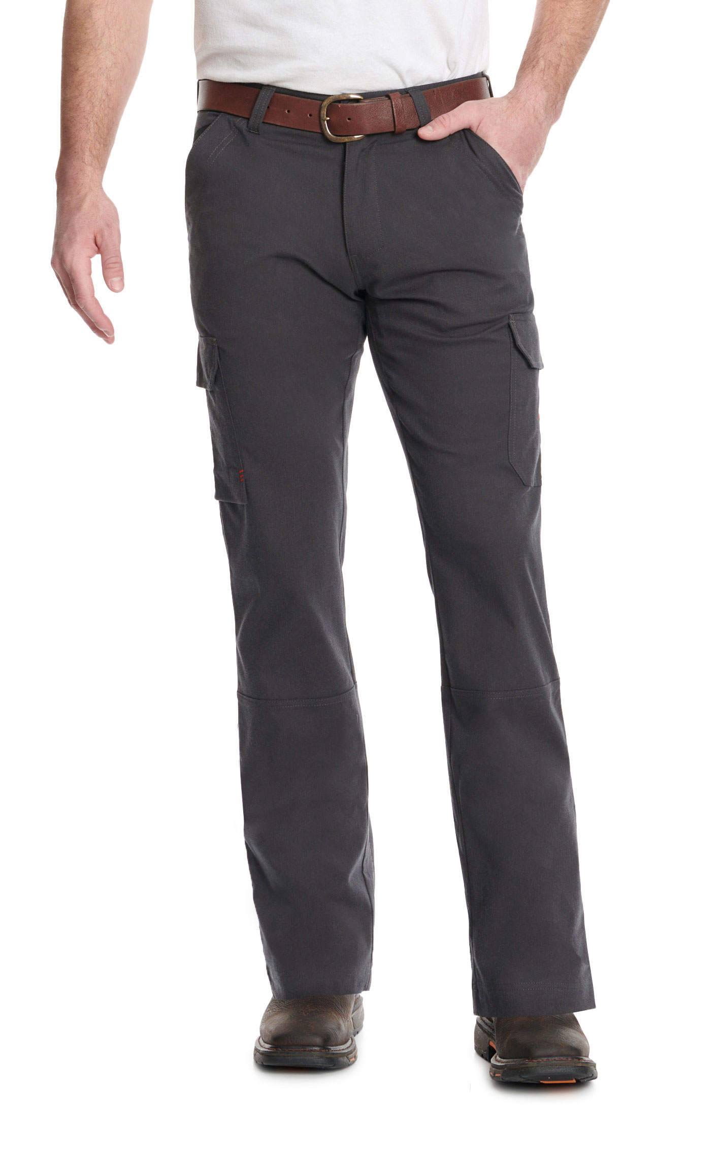 Ariat Men's M7 Charcoal Duralight Twill Straight Leg FR Work Pants - Image 1