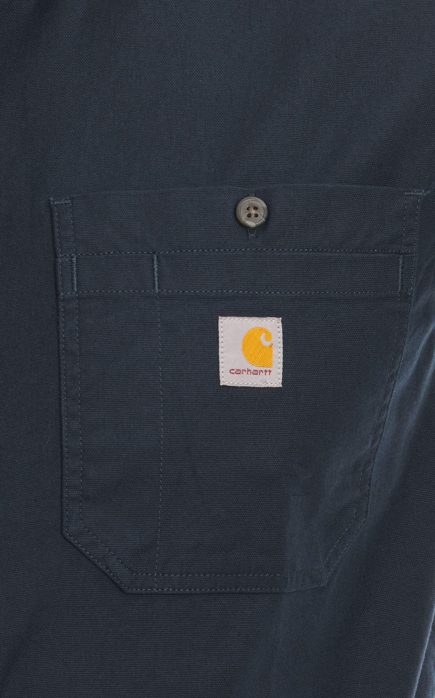 Carhartt Men's Navy Rugged Flex Rigby Long Sleeve Work Shirt - Image 1