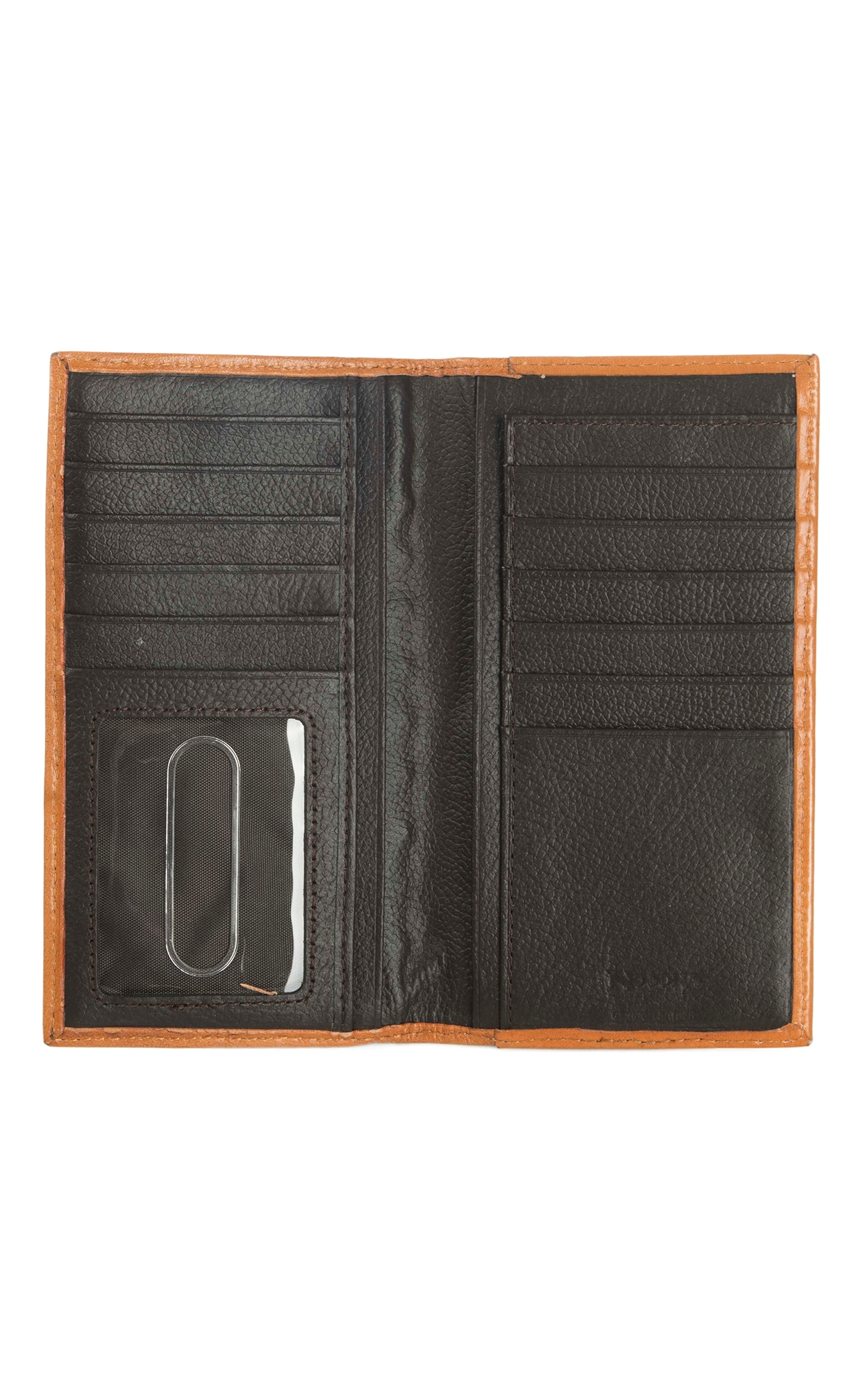 Nocona Tan Embossed with Royal Inlay Rodeo Wallet / Checkbook Cover - Image 1