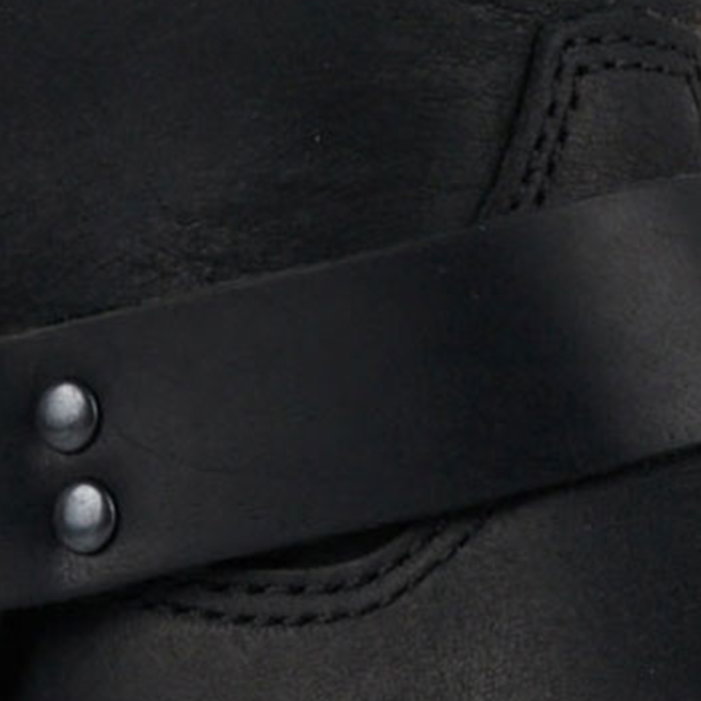 Double H Men's ICE Black Harness Wide Square Toe Cowboy Boots - Image 1