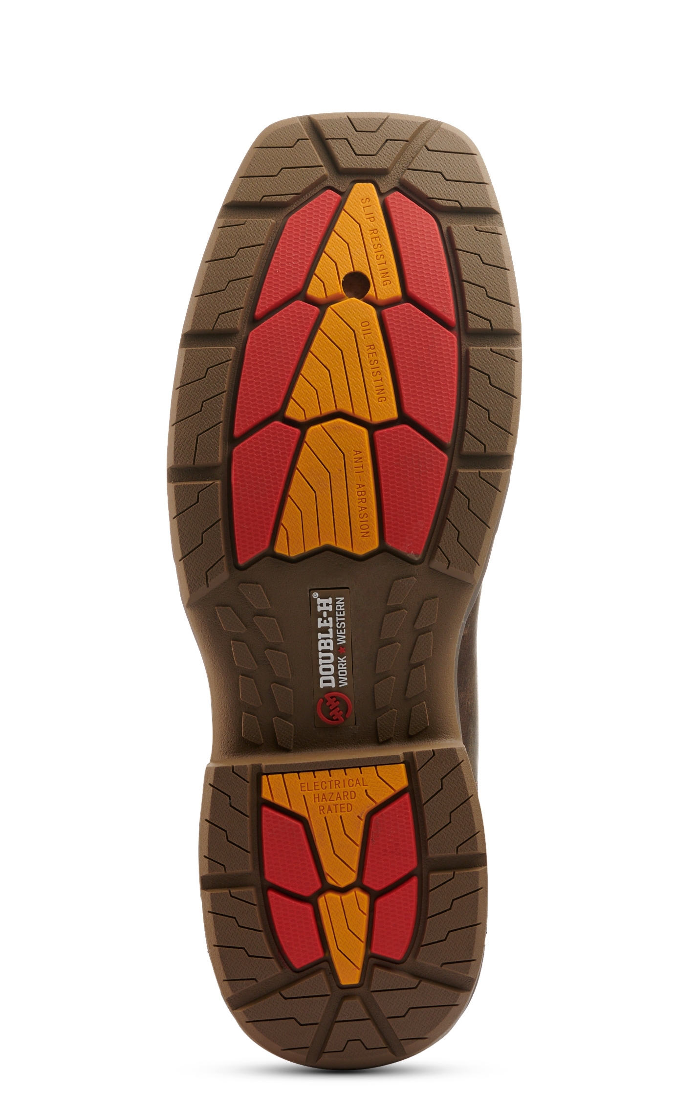 Double H Men's Phantom Rider Zenon Brown and Black Waterproof Wide Square Composite Toe Work Boots - Image 1