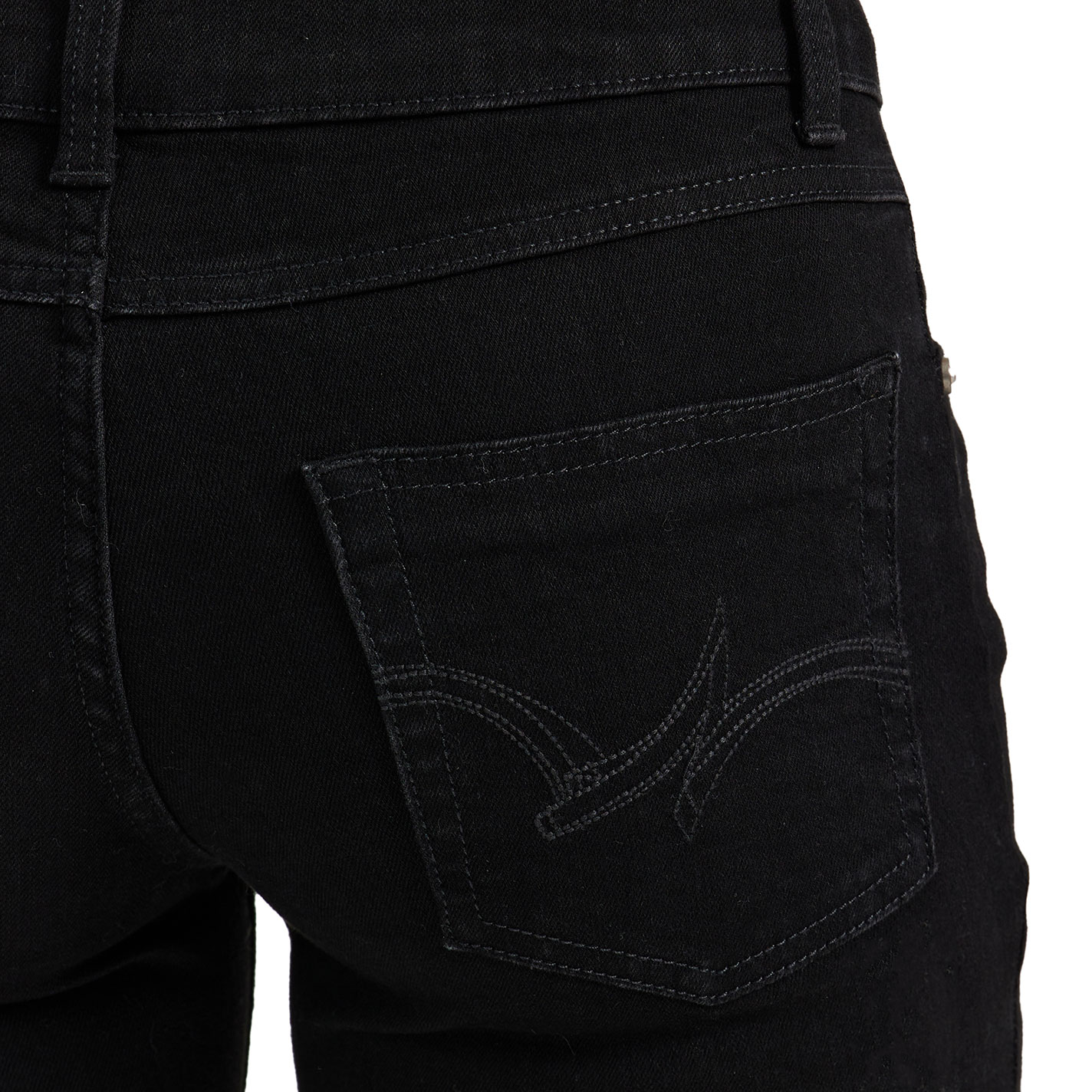 Wrangler Women's Black Mid Rise Boot Cut Jeans - Image 1