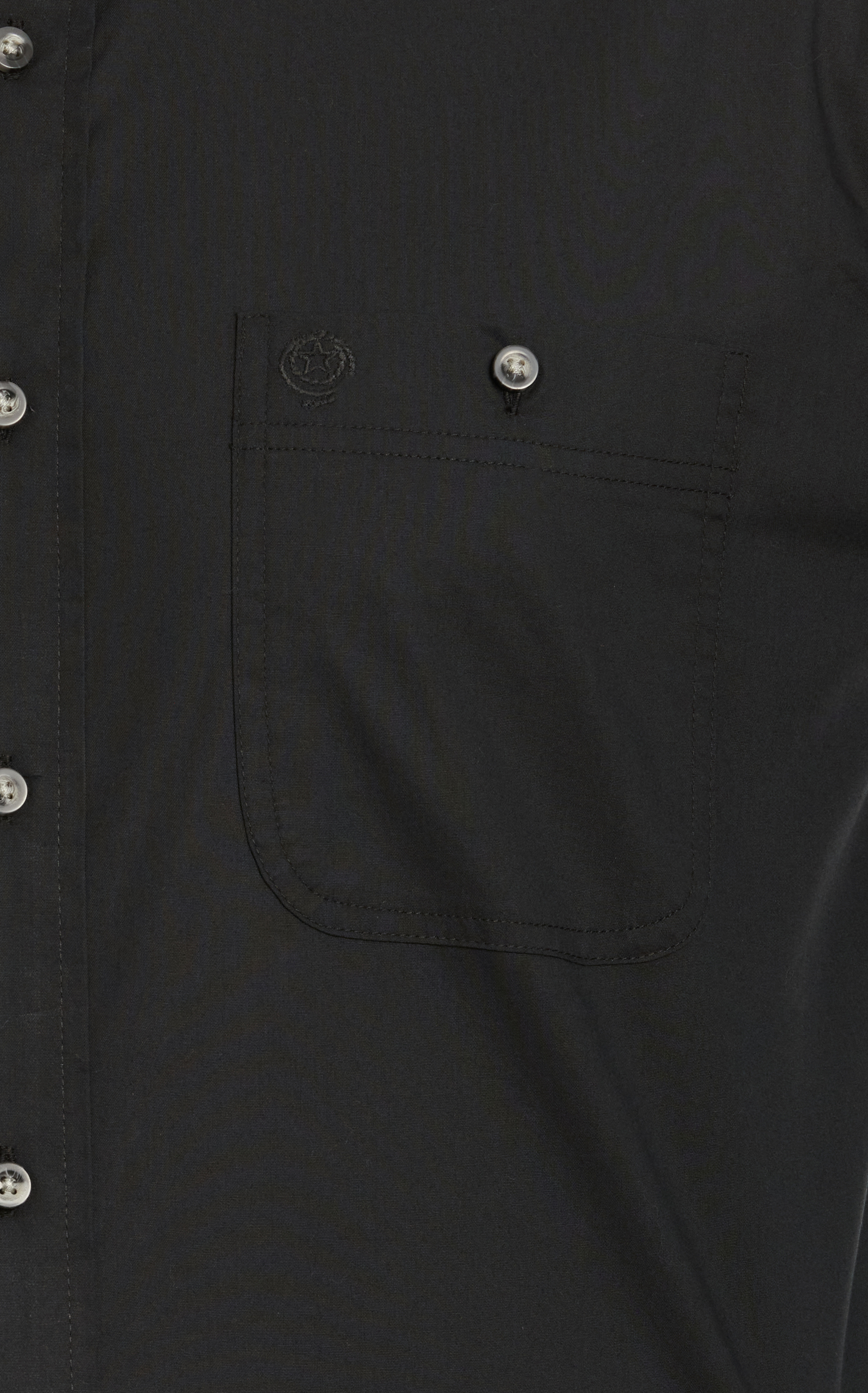 Wrangler Men's George Strait Collection Black Stretch Western Shirt - Big & Tall - Image 1