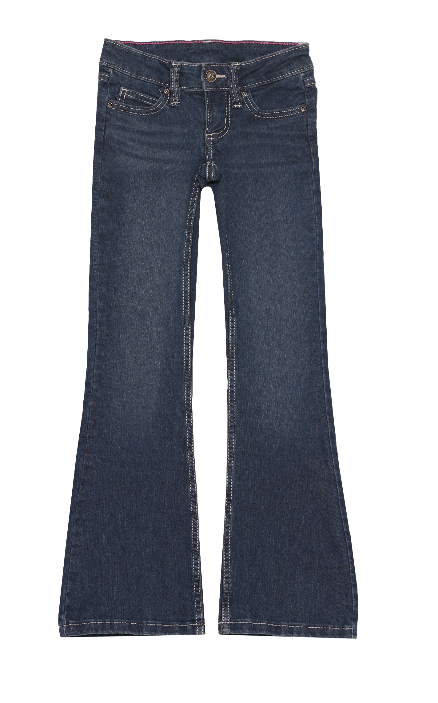 Wrangler Girls' Dark Wash Boot Cut Jeans - Image 1