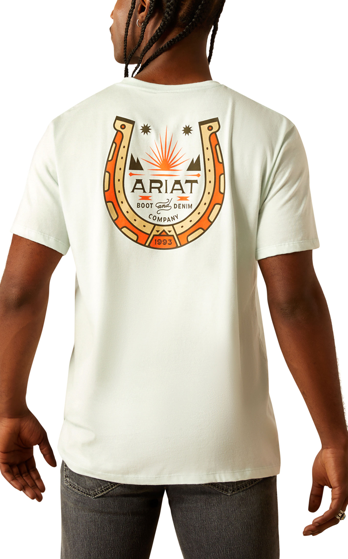 Ariat Men's Glacier Lucky Shoe Logo Graphic T-Shirt - Image 1