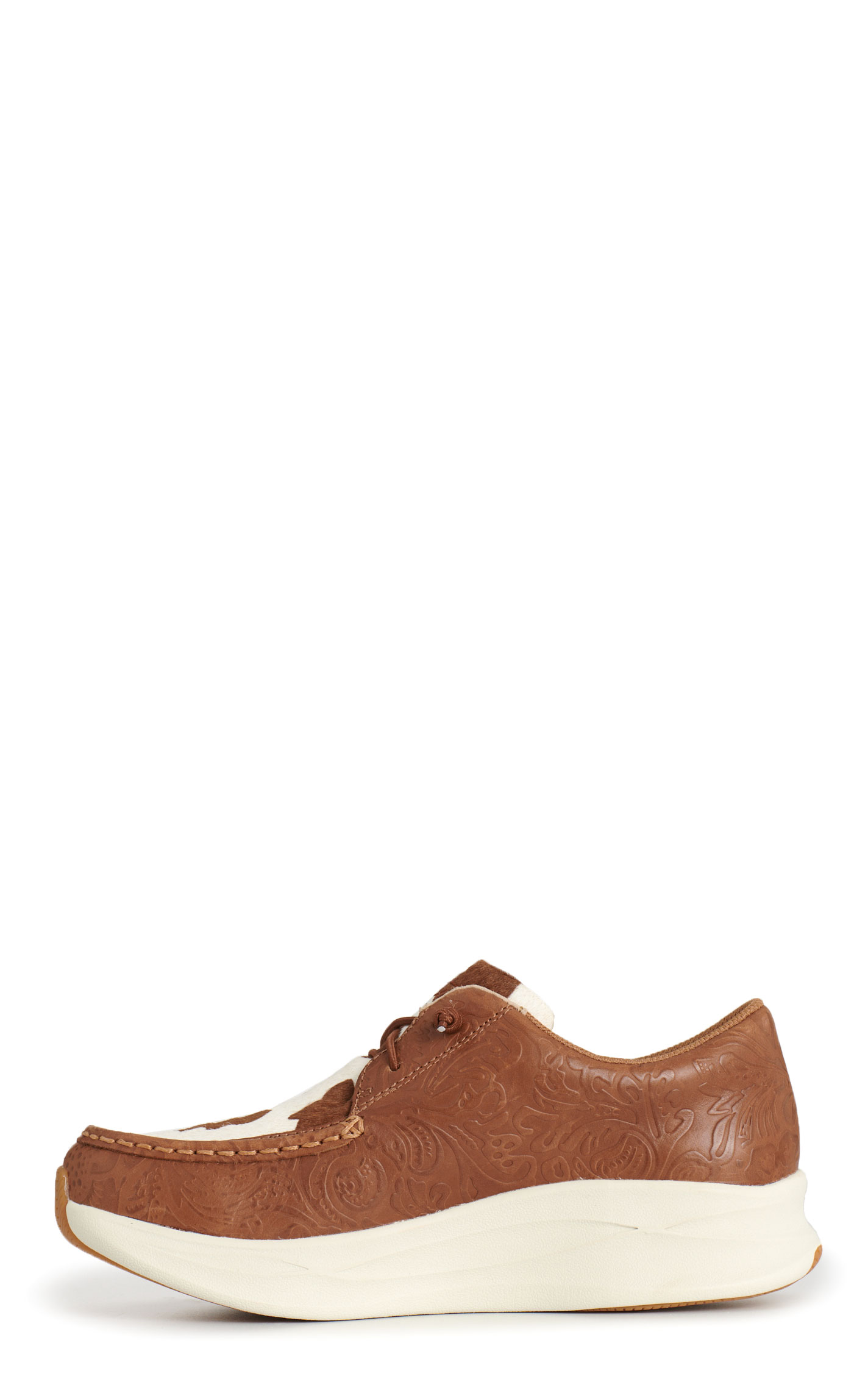 Twisted X Women's Cowhide & Brown Feather X™ Tooled Design Casual Shoes - Image 1