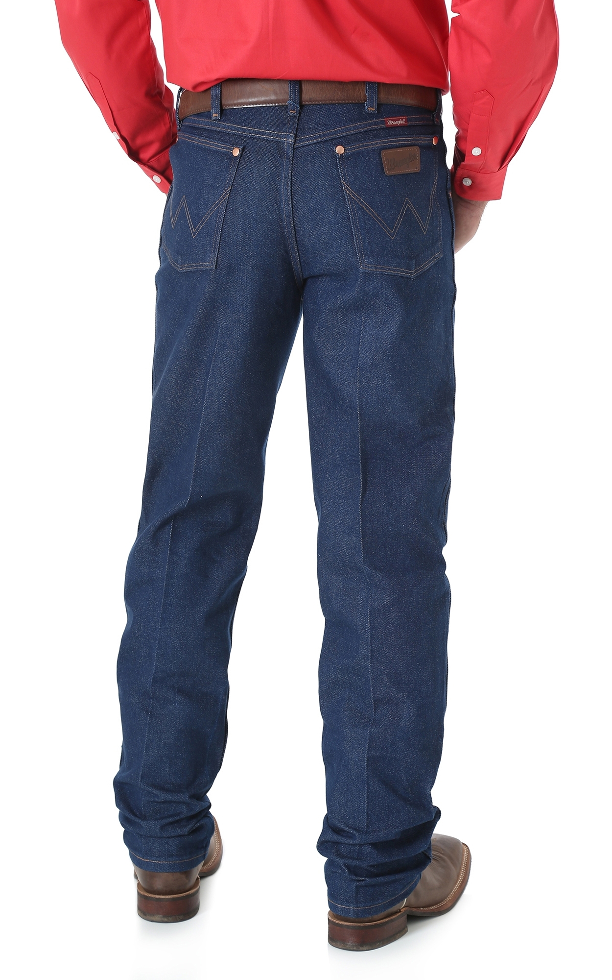 Wrangler Men's Cowboy Cut Rigid Denim Relaxed Fit Tall Jeans - Image 1