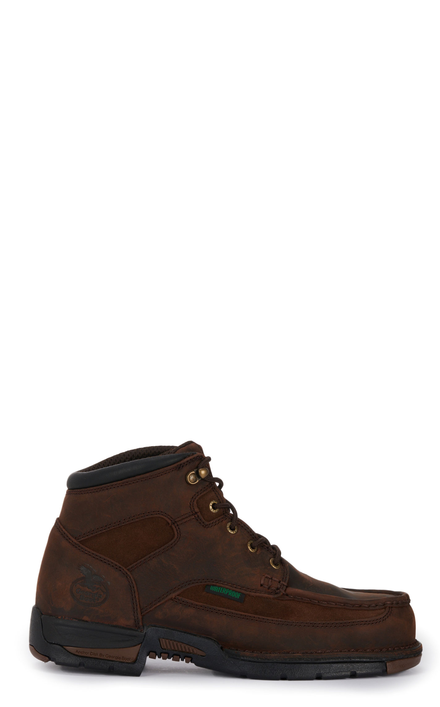 Georgia Men's Athens Brown Waterproof Round Toe Work Boot - Image 1