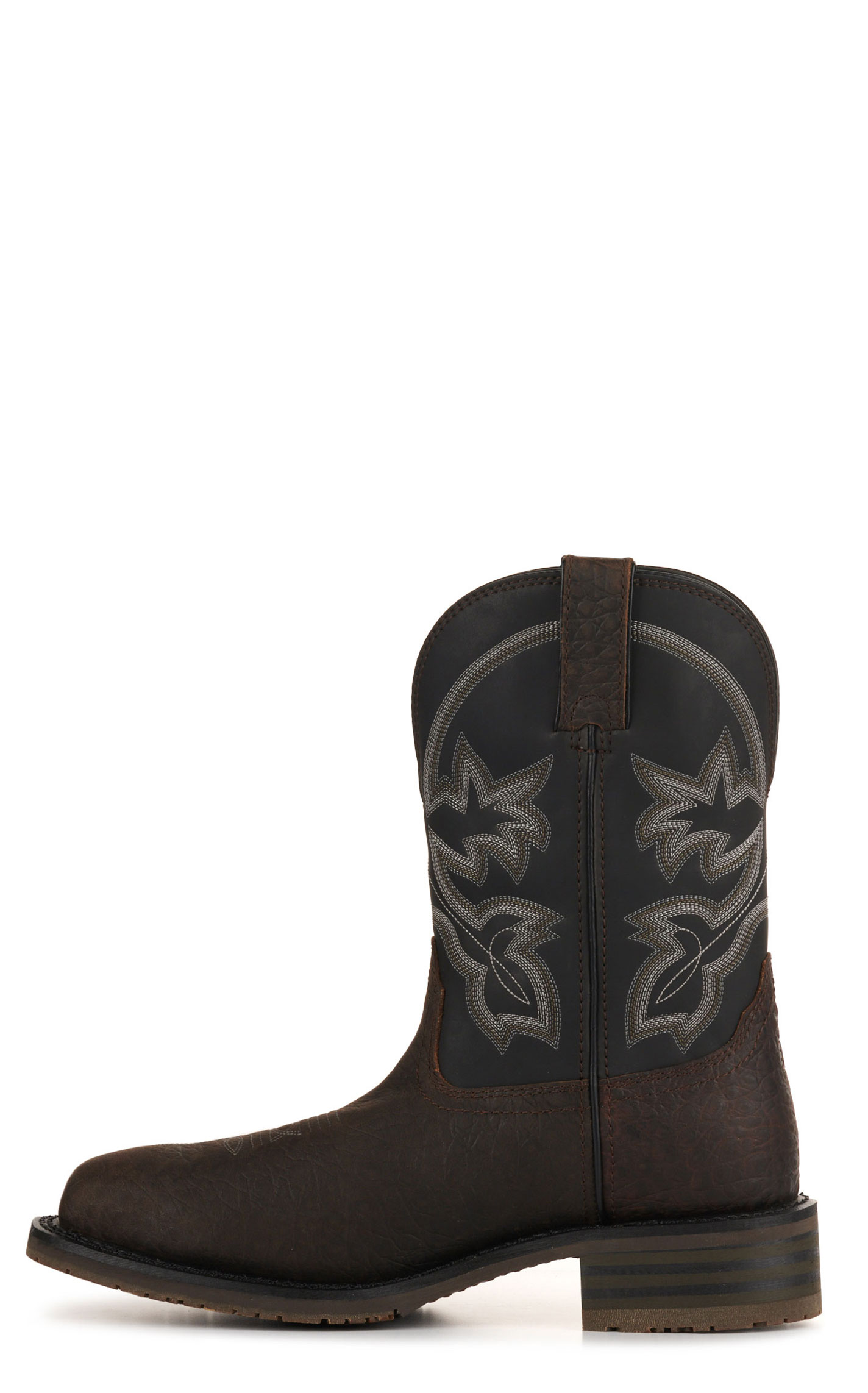 Double H Men's ICE Dark Brown and Black Waterproof Wide Composite Toe Work Boot - Image 1