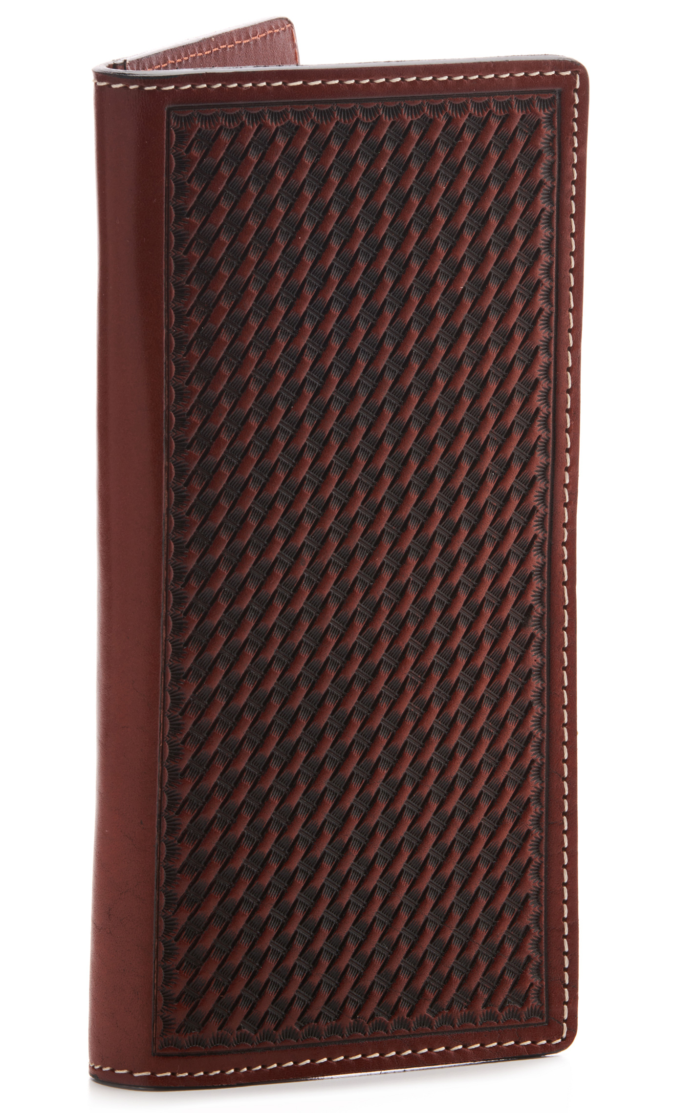Cowboy Chrome Men's Basketweave Rodeo Wallet - Image 1