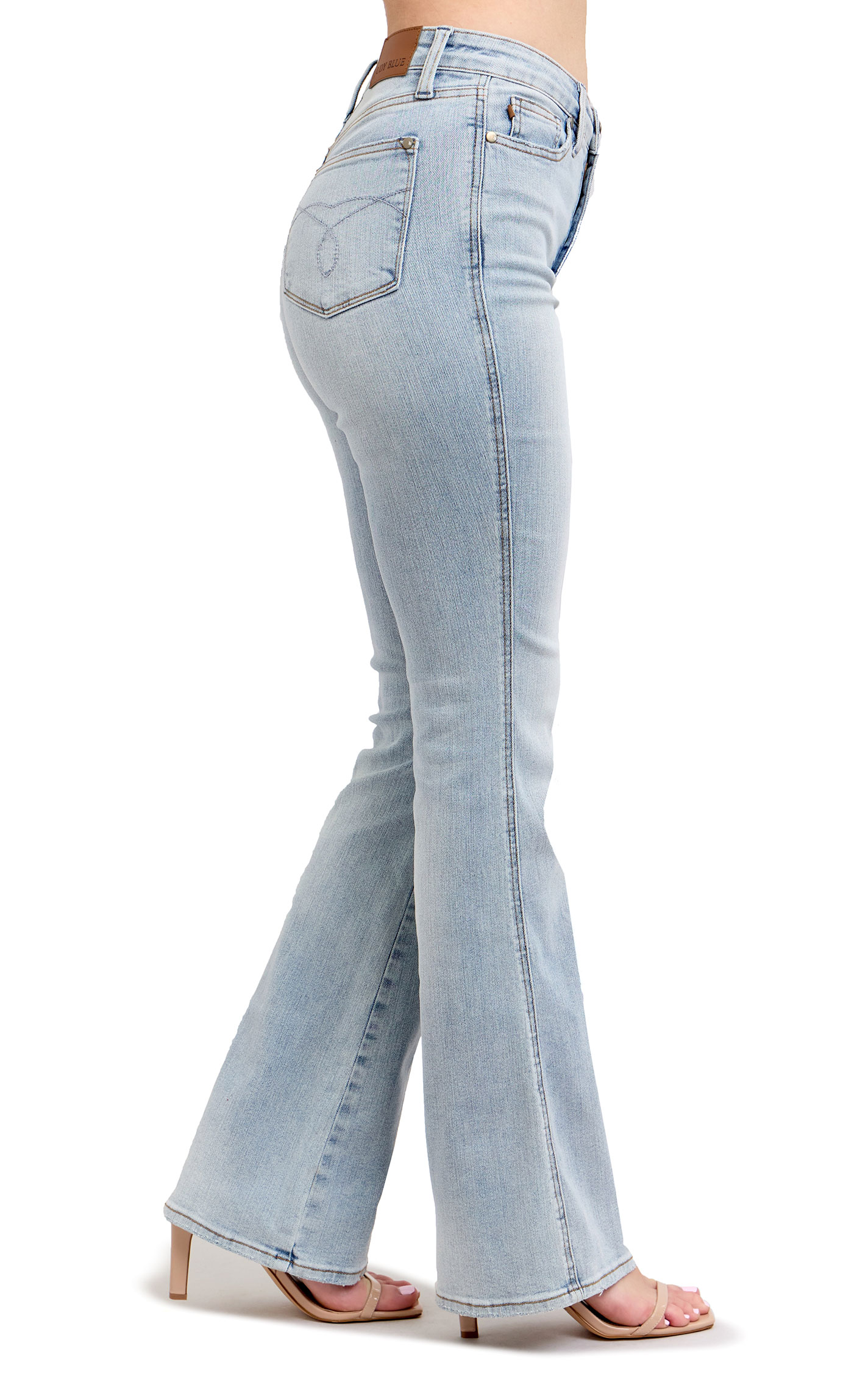 Judy Blue Women's Light Wash High Rise Tummy Control Bootcut Jeans - Image 1