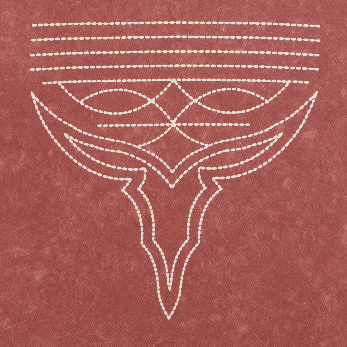 Lotus Fashion Women's Wine Boot Stitch Graphic T-Shirt - Image 2