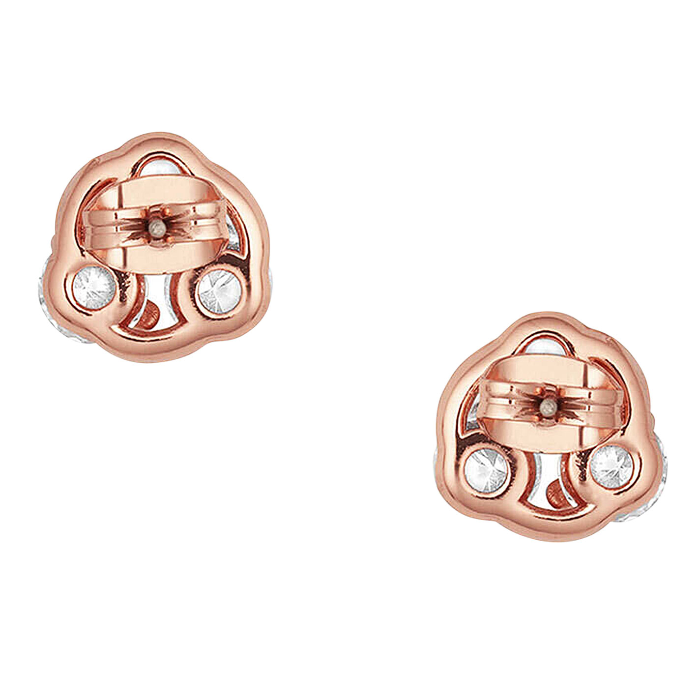 Montana Silversmiths Rose Gold Holding onto a Rose Dawn Stud Earrings - Image 1