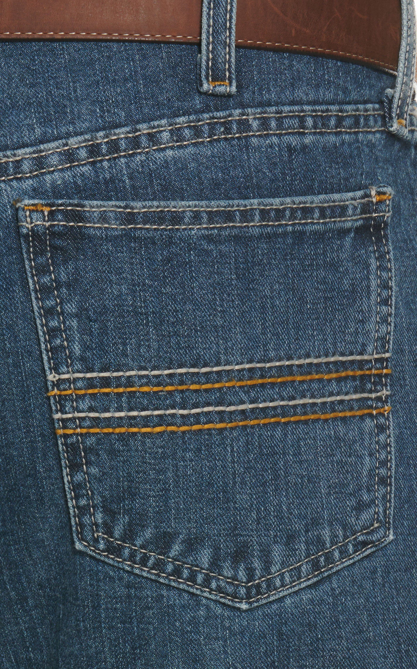 Cinch Men's Silver Label Medium Stonewash Slim Fit Straight Leg Jean - Image 1
