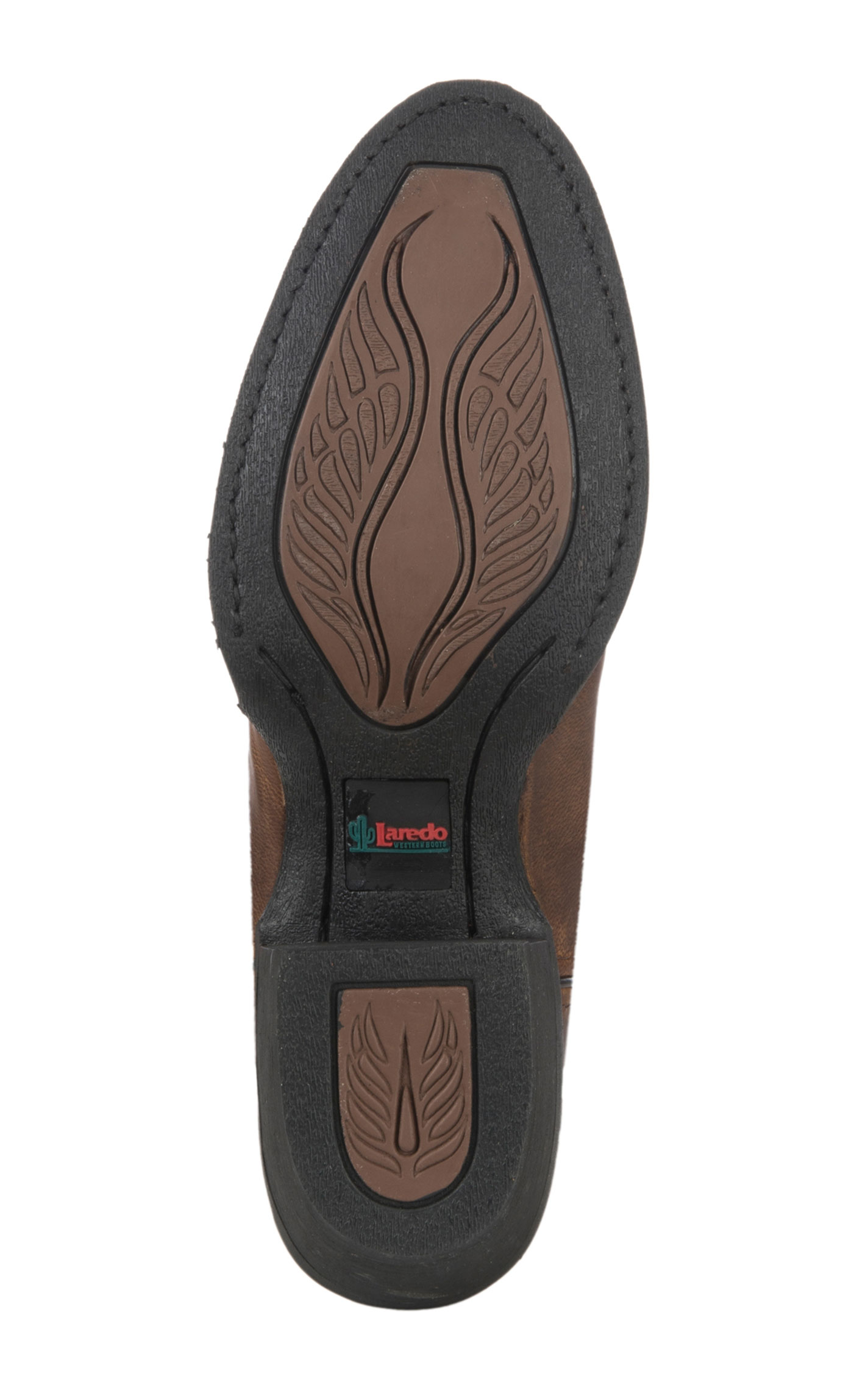 Laredo Women's Maddie Distressed Brown R-Toe Cowboy Boot - Image 1