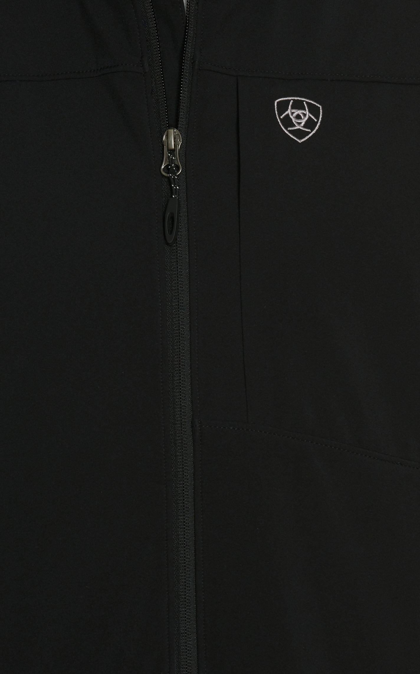 Ariat Men's Vernon 2.0 Black Softshell Vest - Image 1