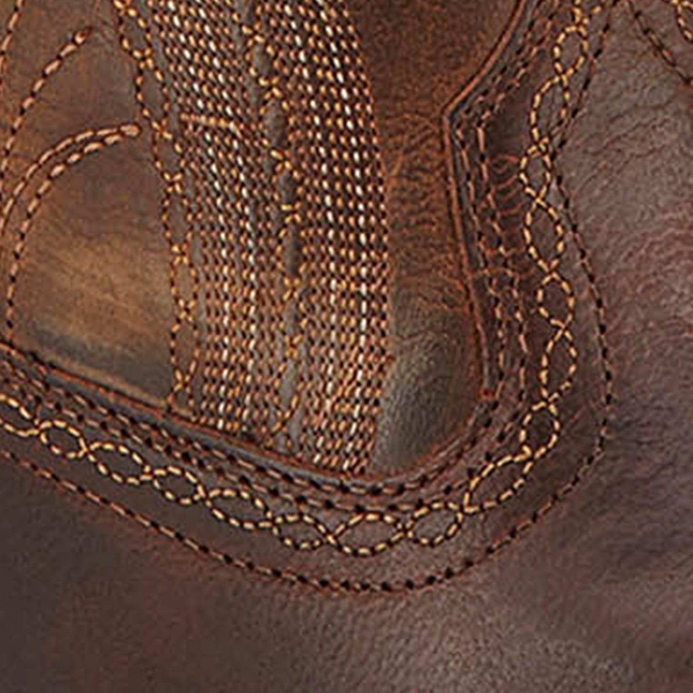 Ariat Women's Lively Sassy Brown Punchy Square Toe Cowboy Boots - Image 1